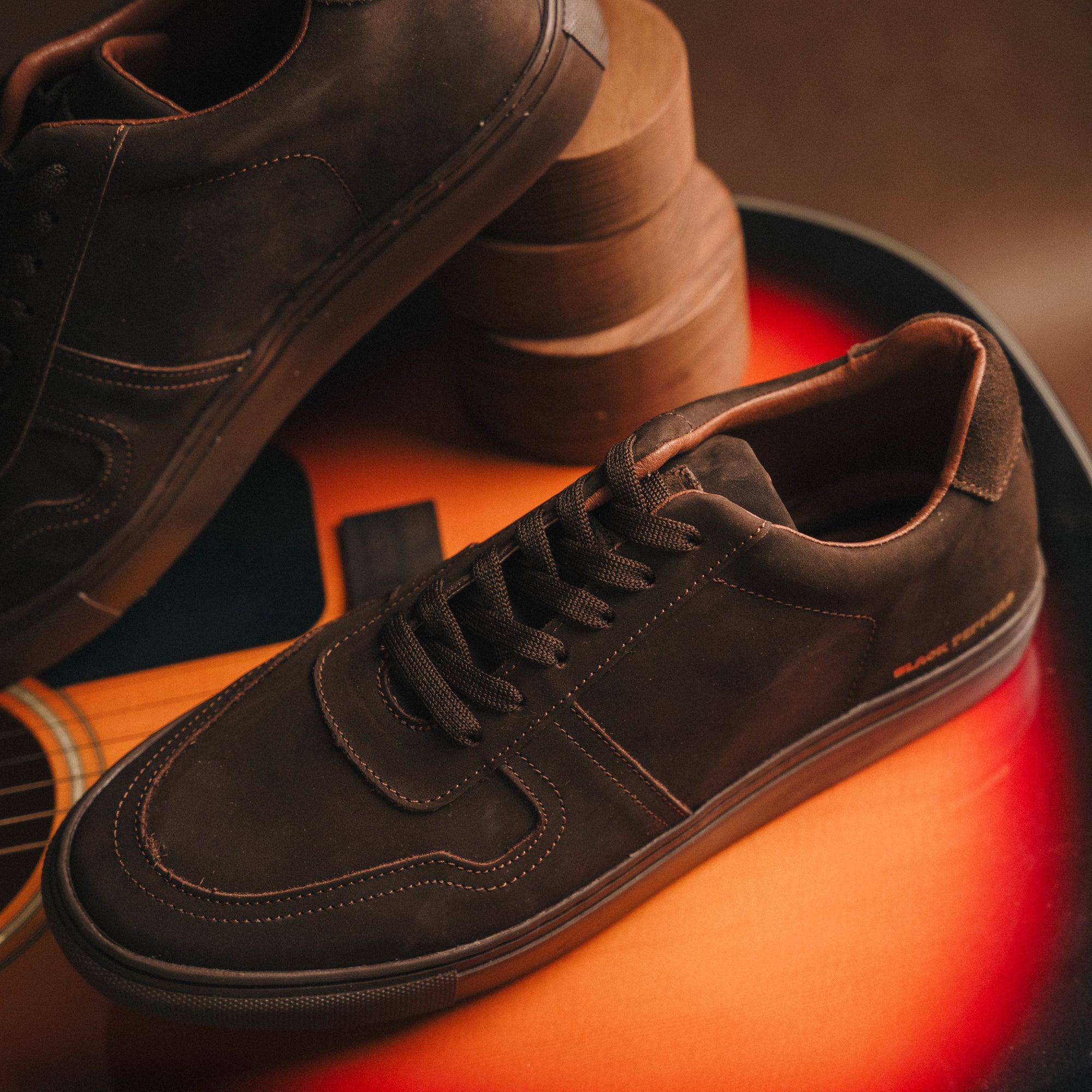 Lowtop Leather Sneaker TURIN Brown