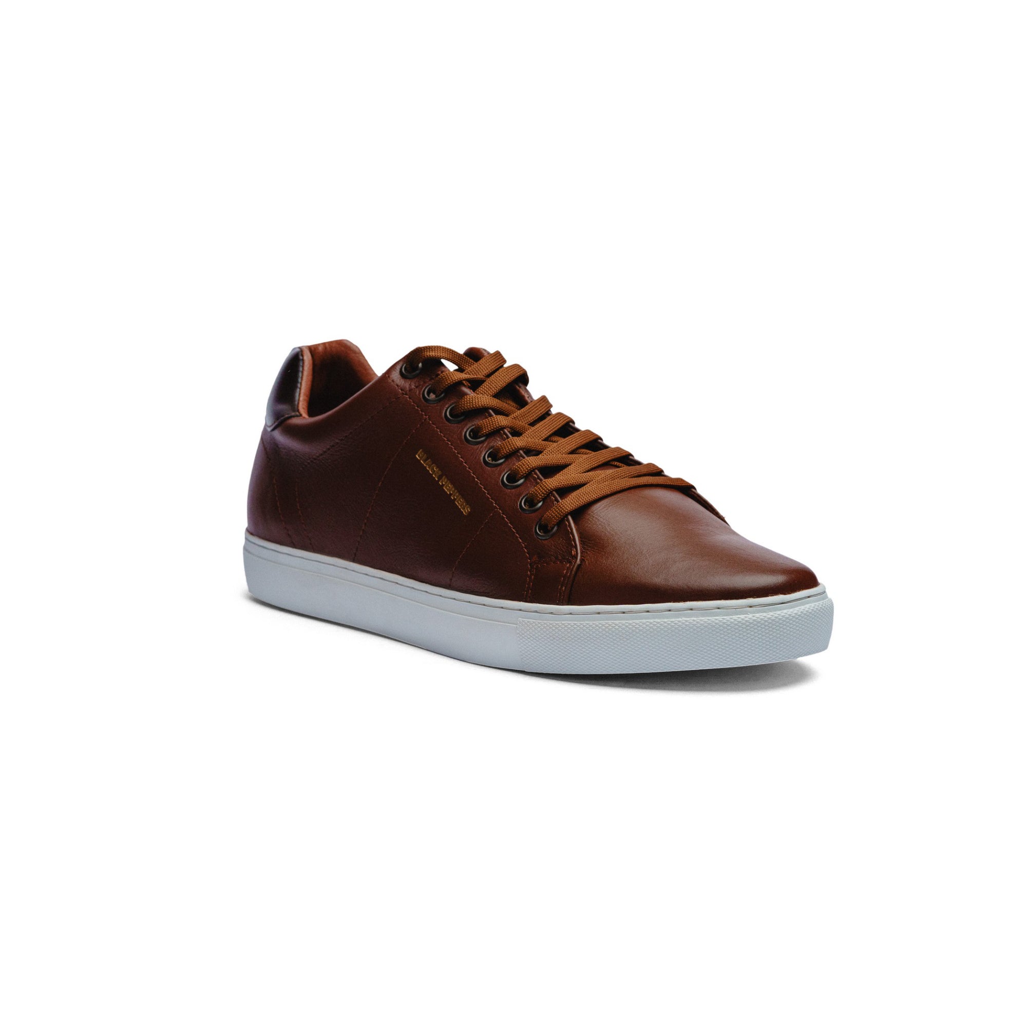 BLACK PEPPERS Lowtop Leather Sneaker CORE Camel