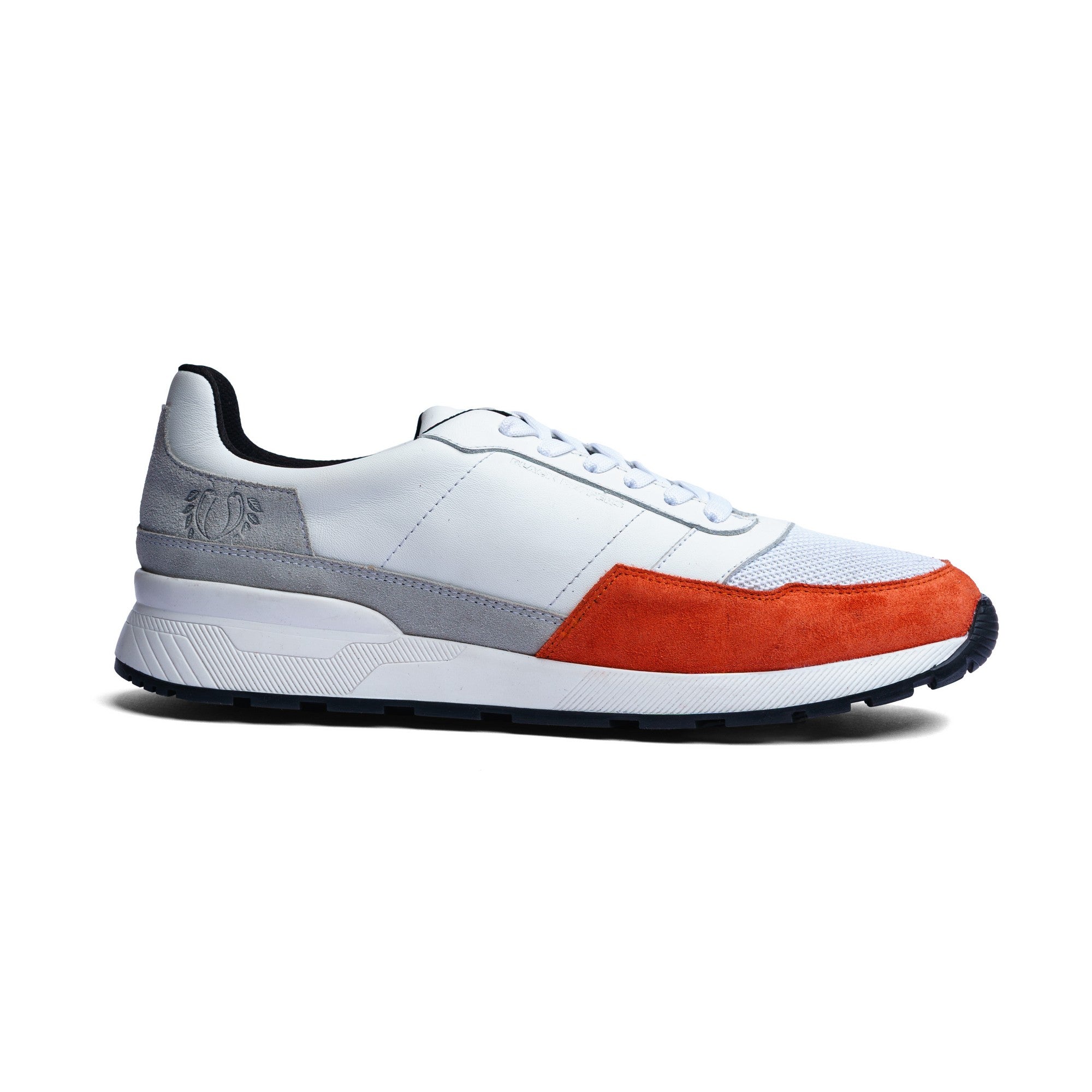 Tenis de Piel Black Peppers Trainer Leather Sneaker VERONA White/White Sole