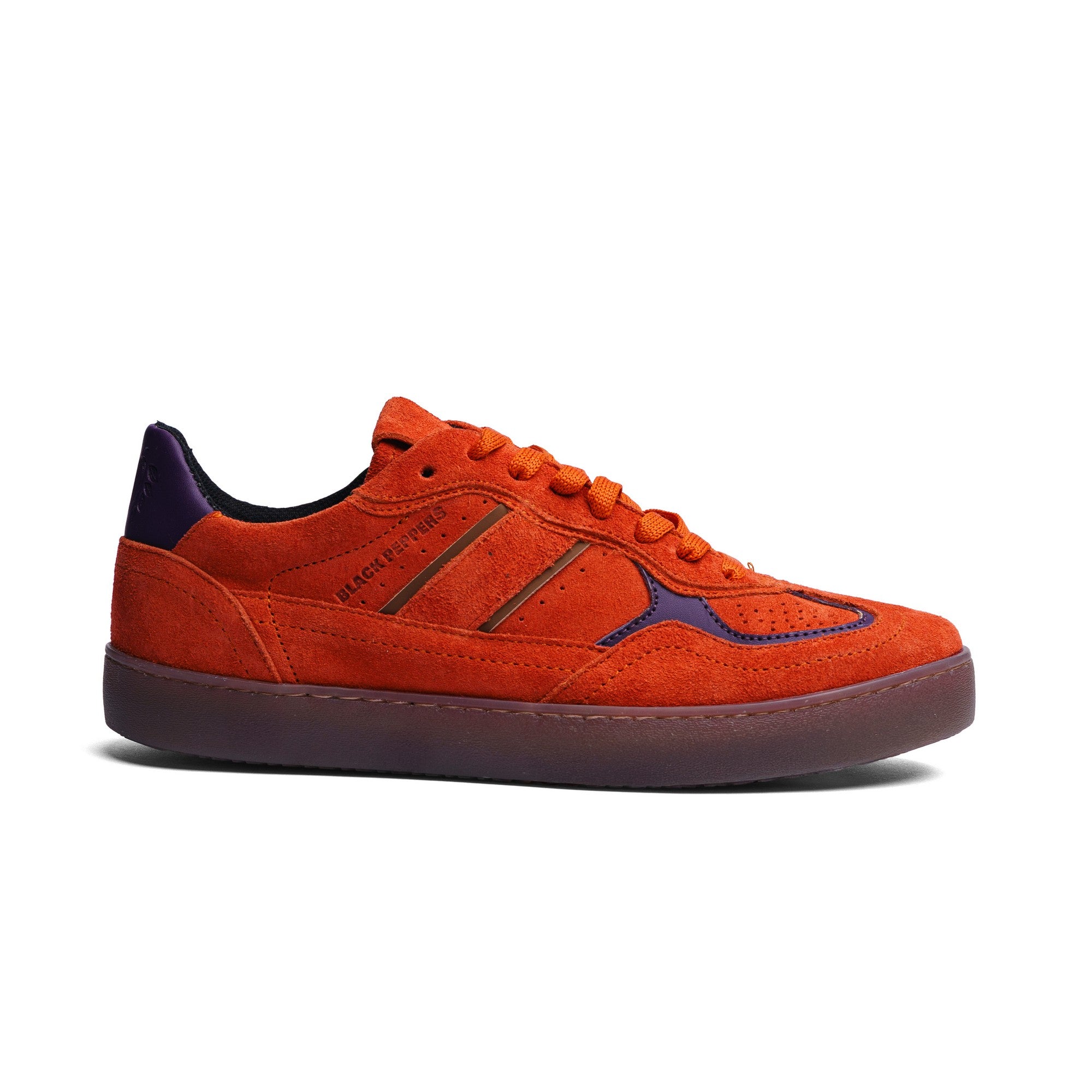 BLACK PEPPERS Lowtop Suede Sneaker PARMA Orange