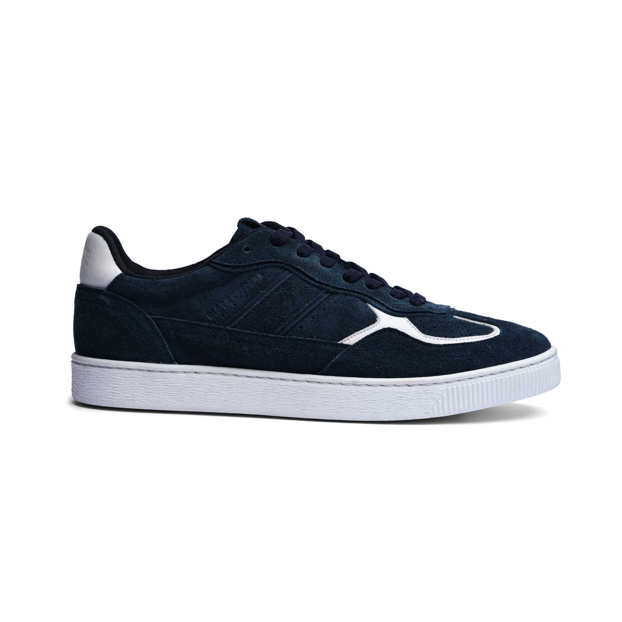 BLACK PEPPERS Lowtop Leather Sneaker PARMA Navy Blue