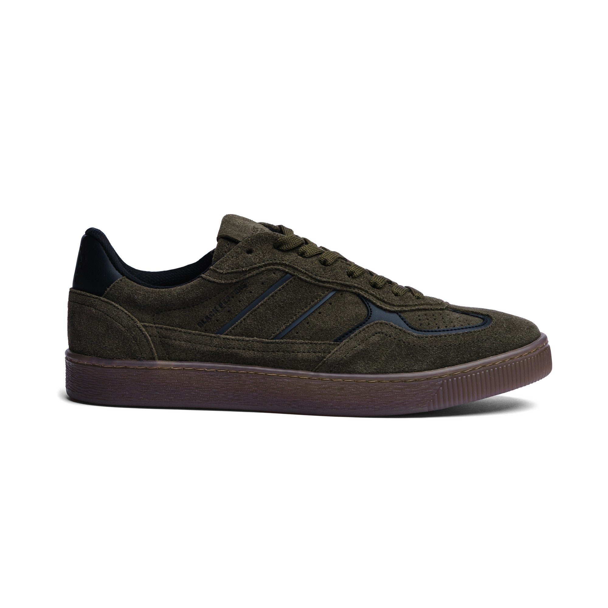 BLACK PEPPERS Lowtop Leather Sneaker PARMA Olive Green