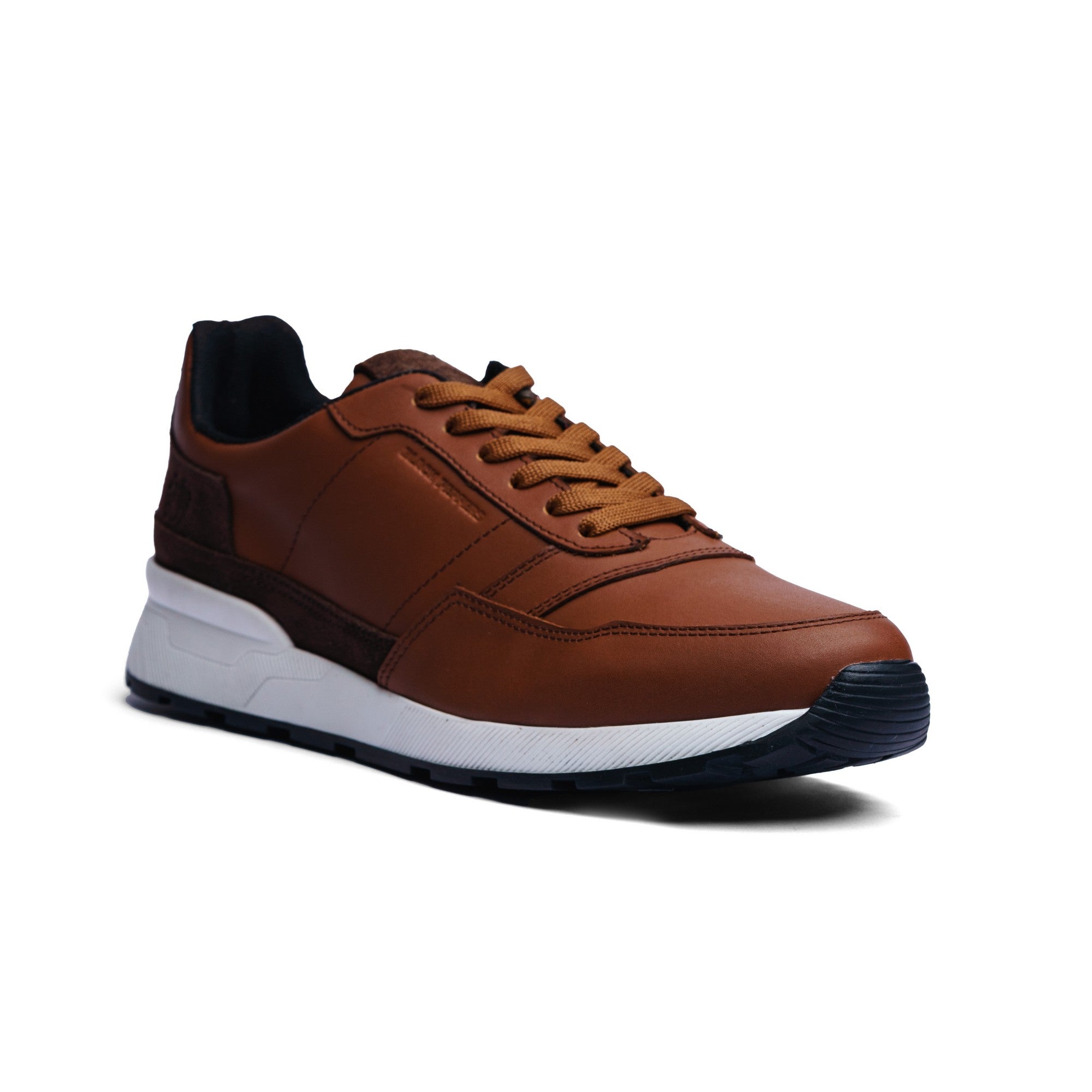 BLACK PEPPERS Trainer Leather Sneaker VERONA Camel