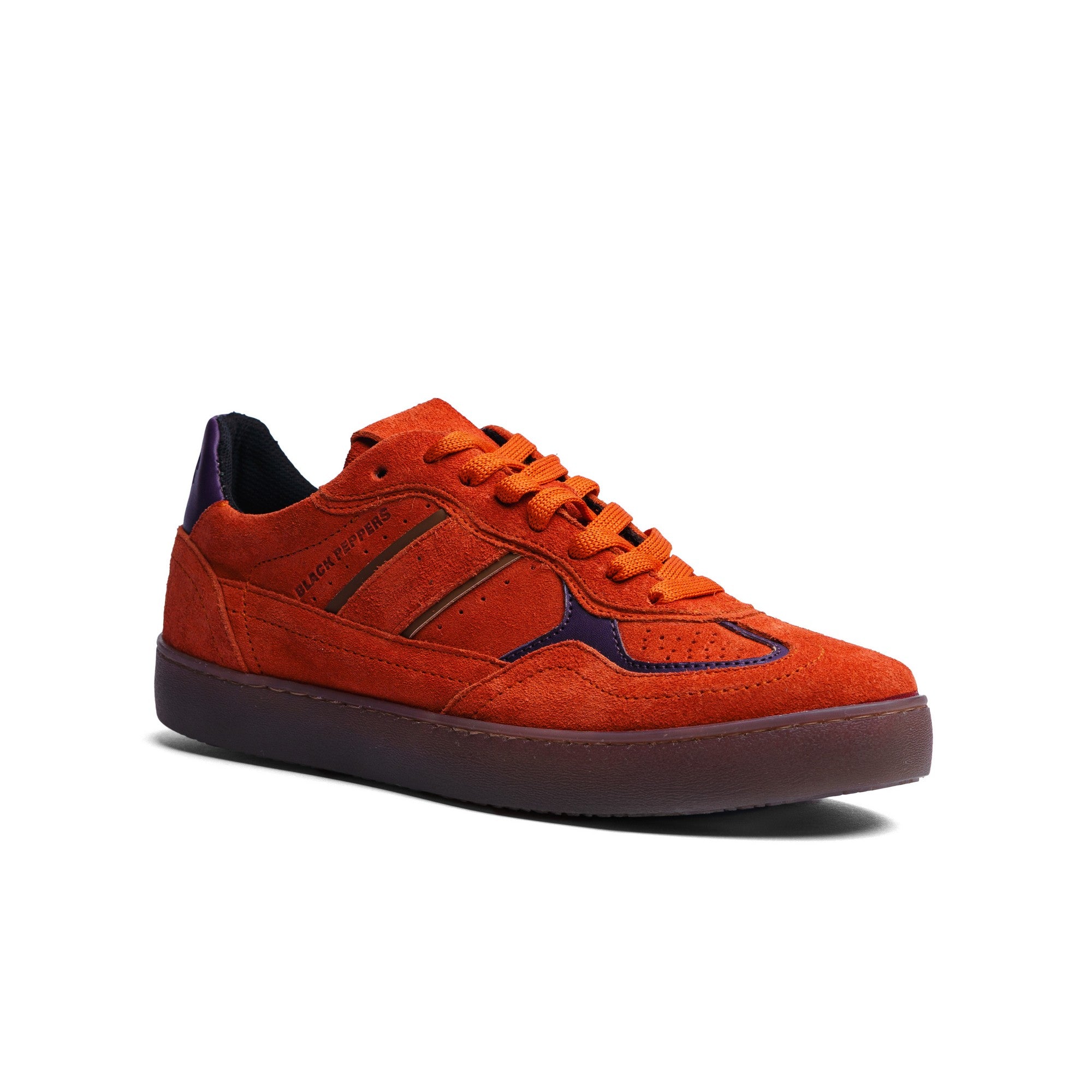 BLACK PEPPERS Lowtop Suede Sneaker PARMA Orange
