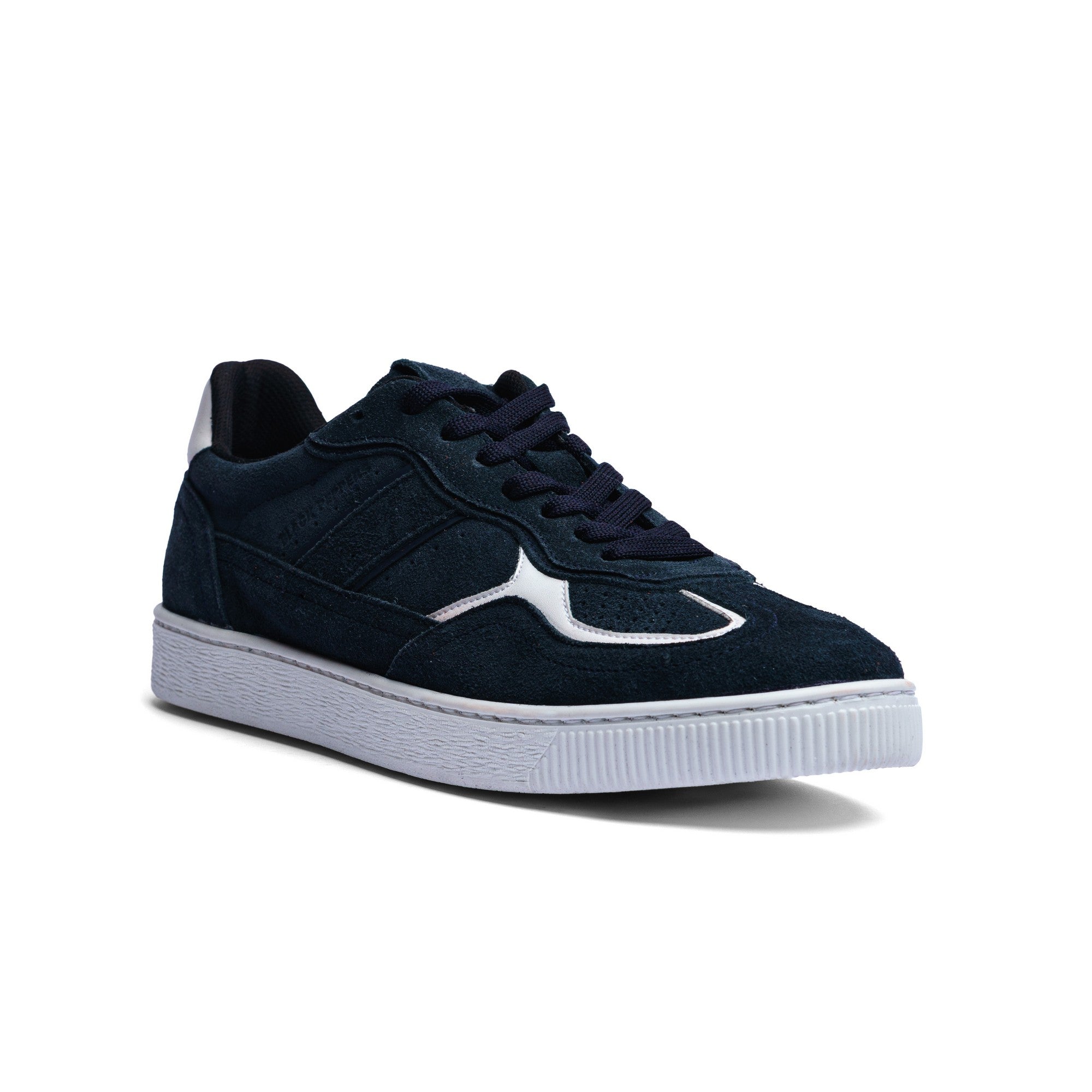 BLACK PEPPERS Lowtop Leather Sneaker PARMA Navy Blue