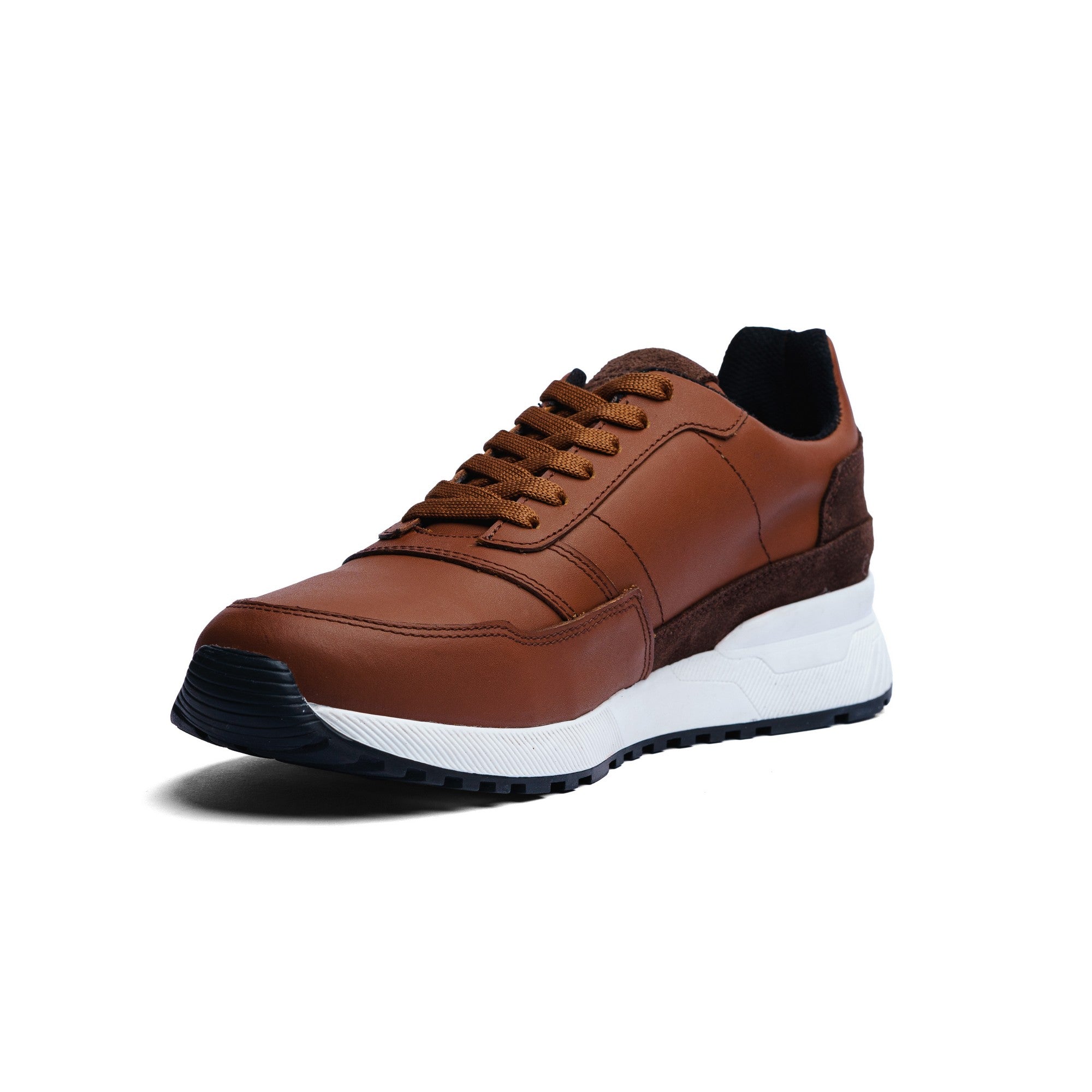 BLACK PEPPERS Trainer Leather Sneaker VERONA Camel