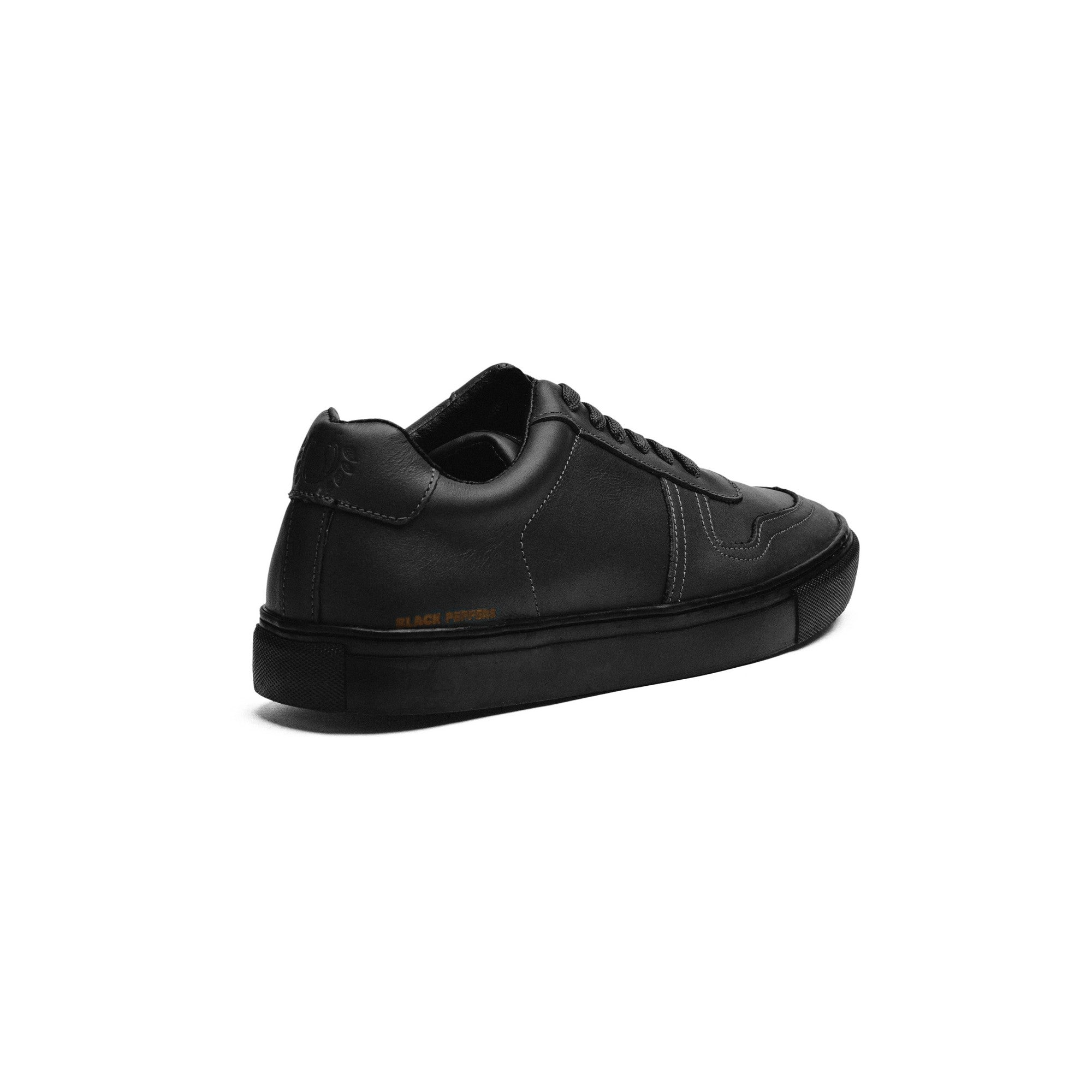 BLACK PEPPERS Lowtop Leather Sneaker TURIN Oxford Gris