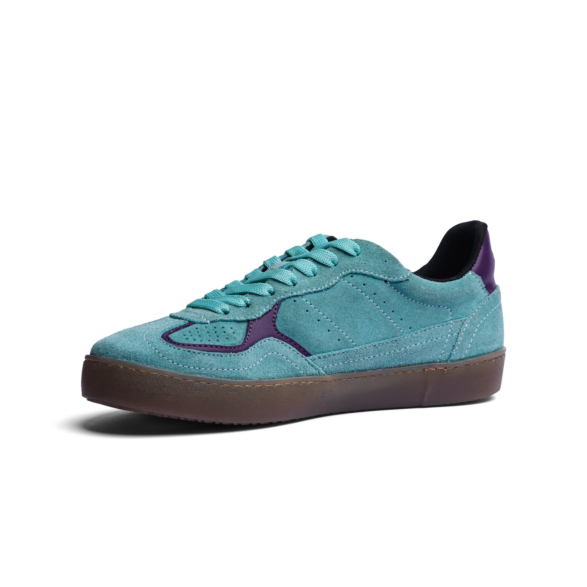 BLACK PEPPERS Lowtop Leather Sneaker PARMA Aqua