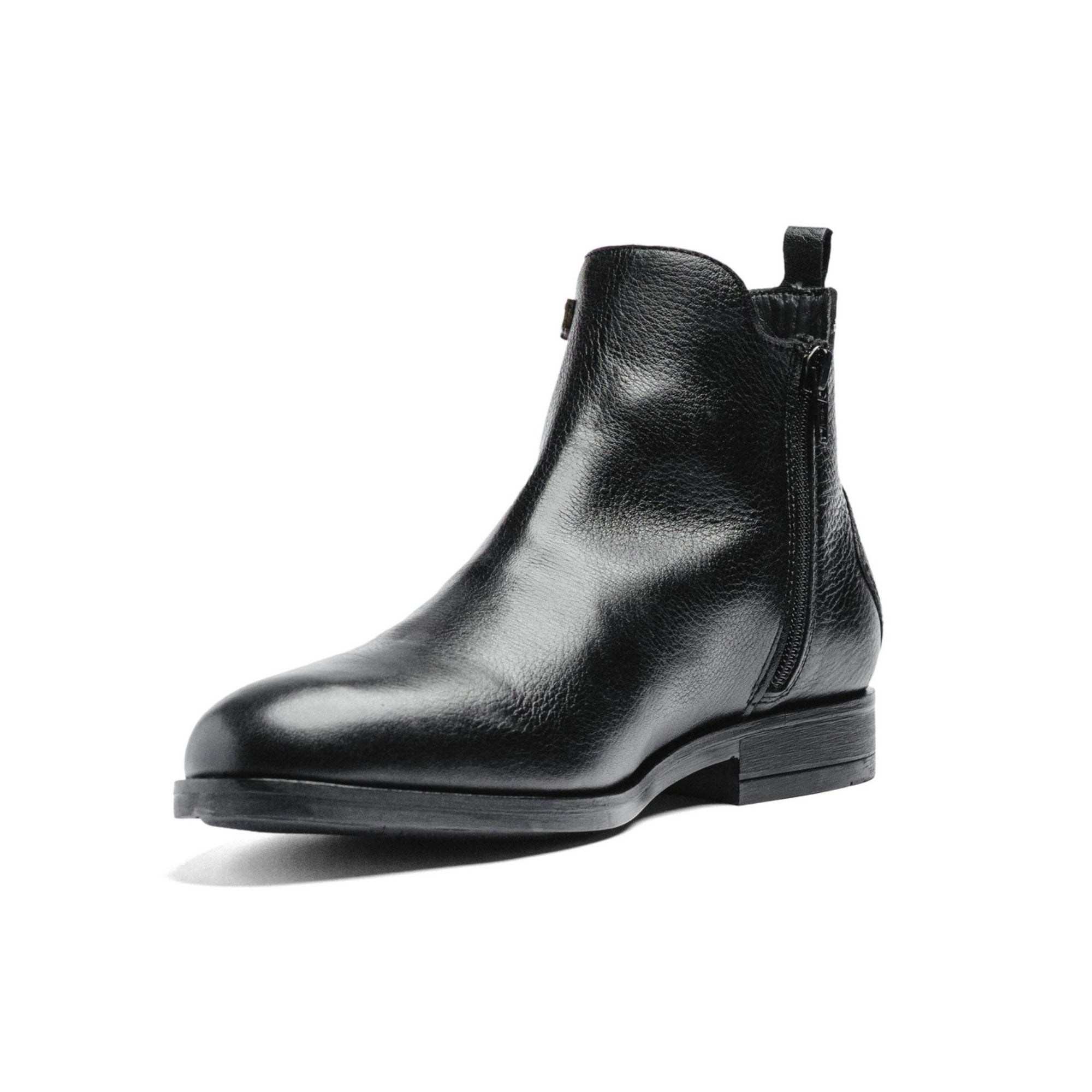 BLACK PEPPERS Black Leather ROCKSTAR CHELSEA