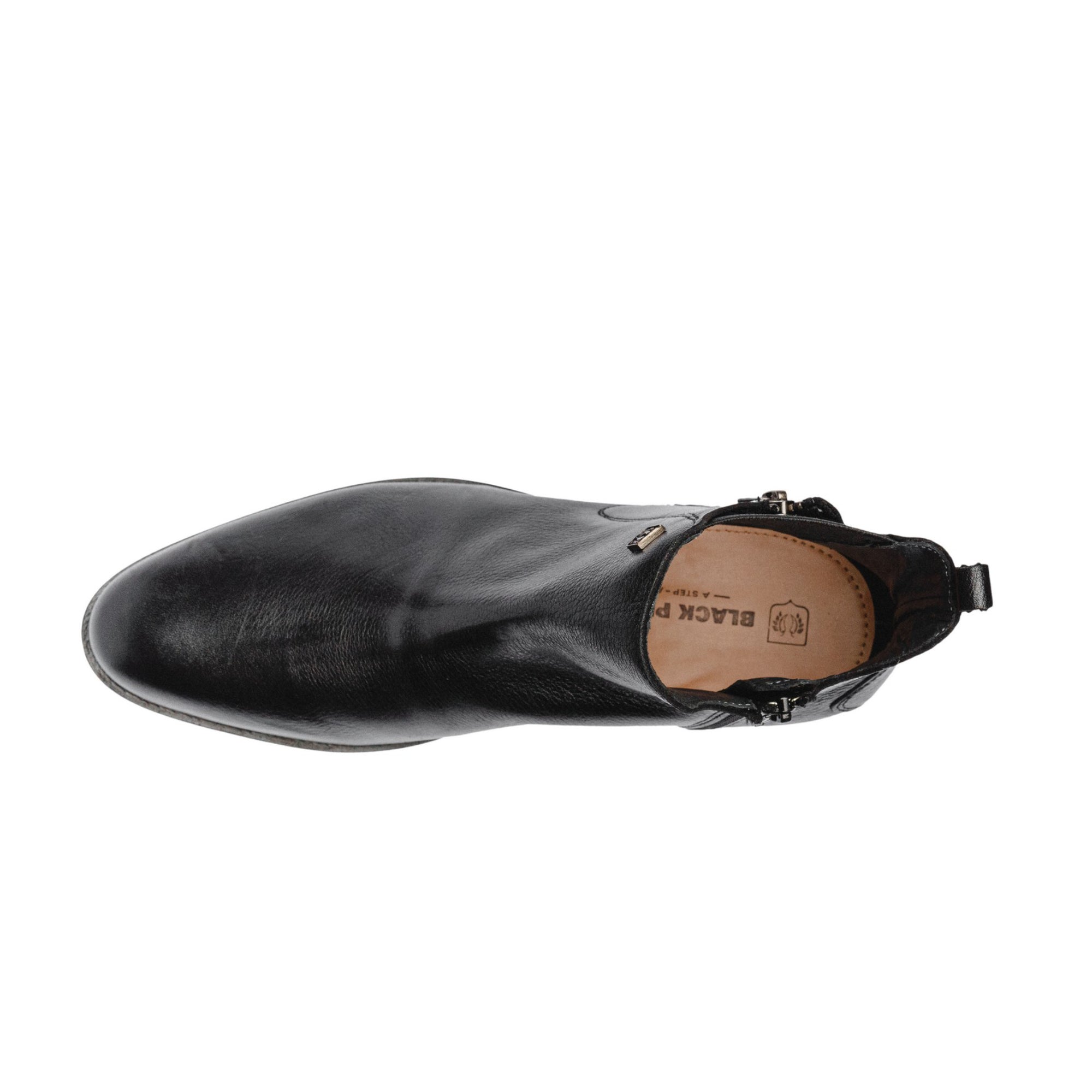 BLACK PEPPERS Black Leather ROCKSTAR CHELSEA