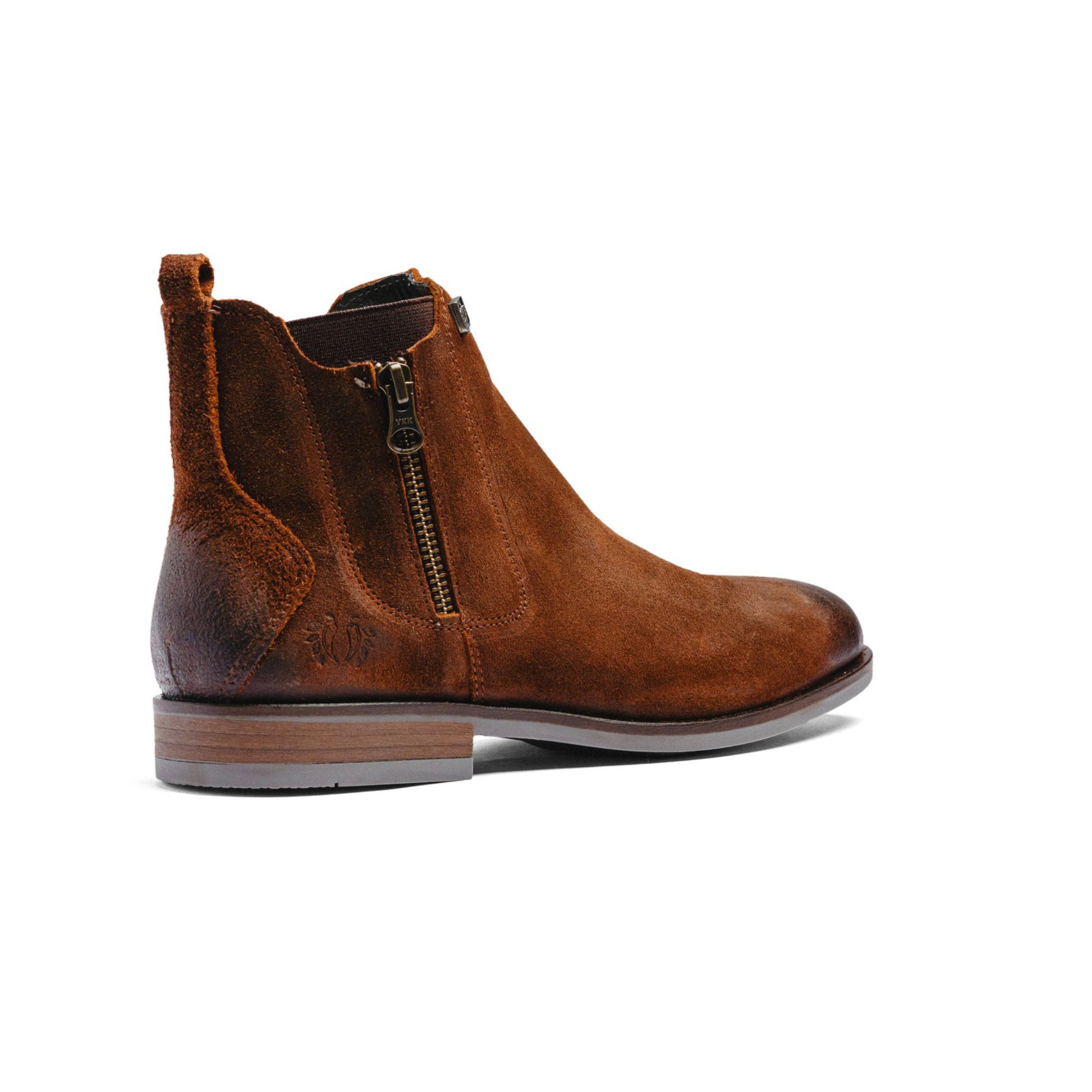 BLACK PEPPERS Camel Suede ROCKSTAR CHELSEA