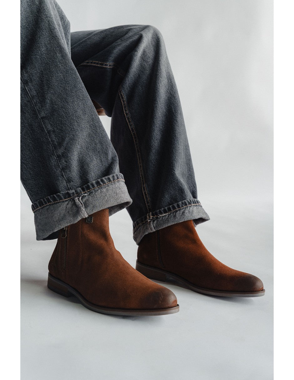 Camel Suede ROCKSTAR CHELSEA