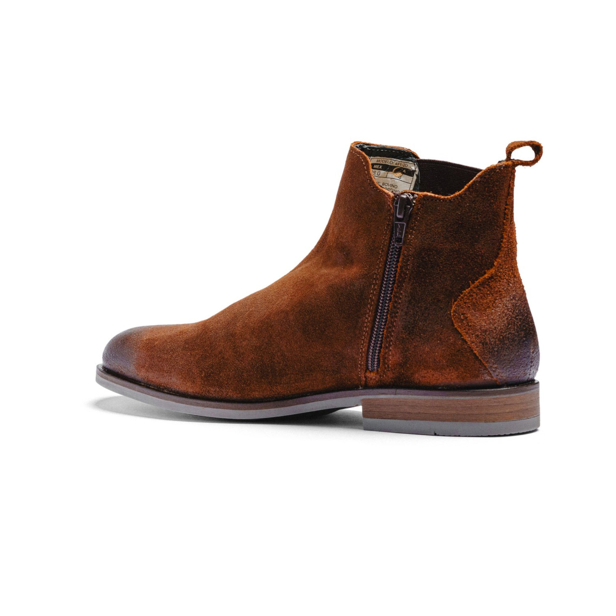 BLACK PEPPERS Camel Suede ROCKSTAR CHELSEA