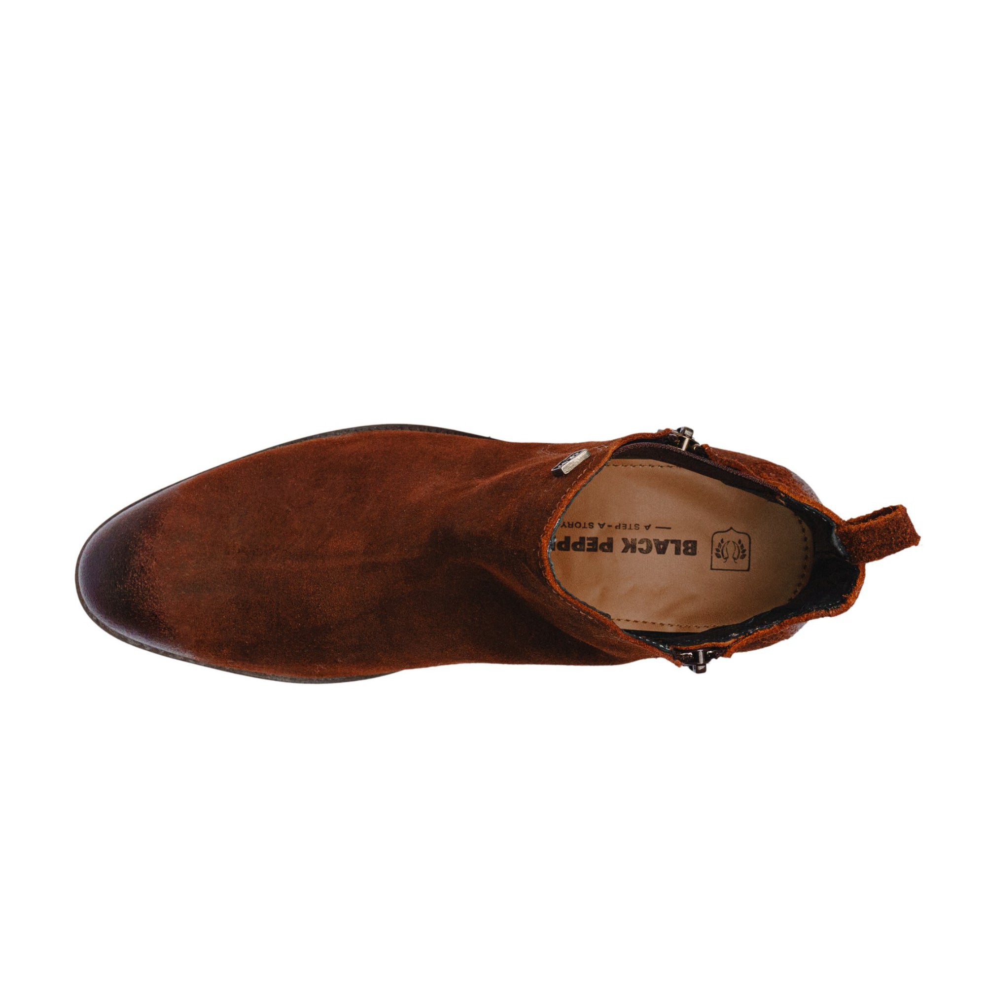 BLACK PEPPERS Camel Suede ROCKSTAR CHELSEA