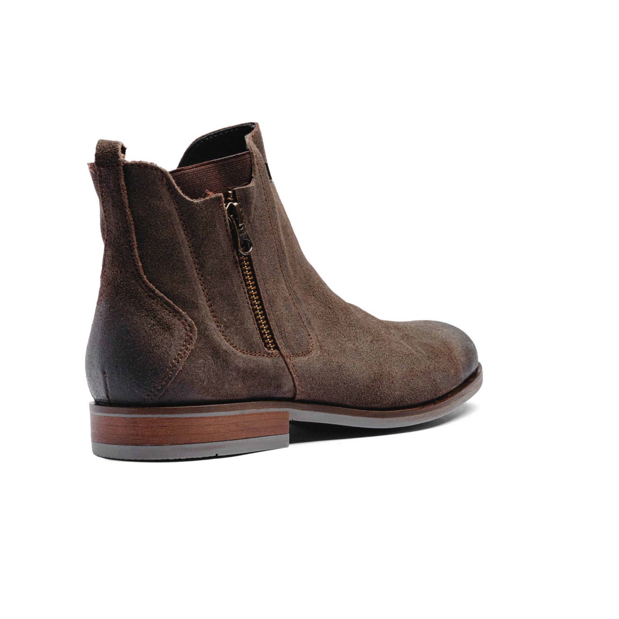 BLACK PEPPERS Gray Suede ROCKSTAR CHELSEA