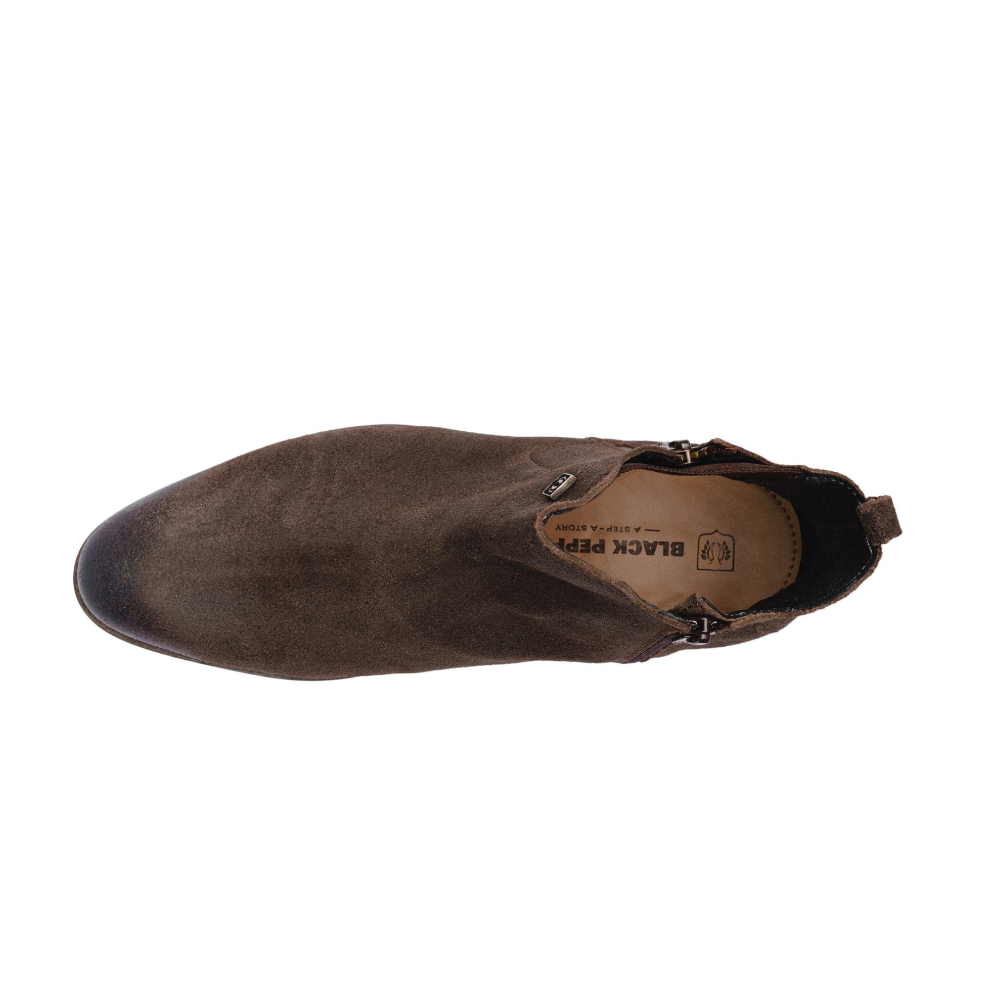 BLACK PEPPERS Gray Suede ROCKSTAR CHELSEA