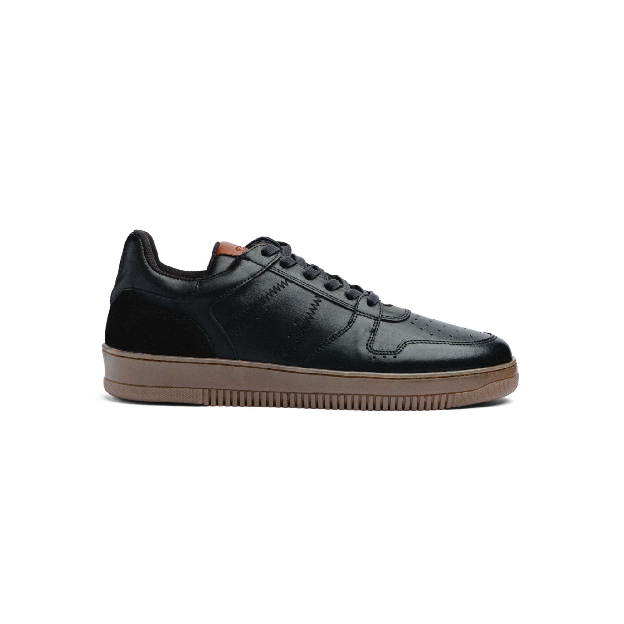 Tenis de Piel Black Peppers Lowtop Leather Sneaker CRUISE Black/Brown Sole