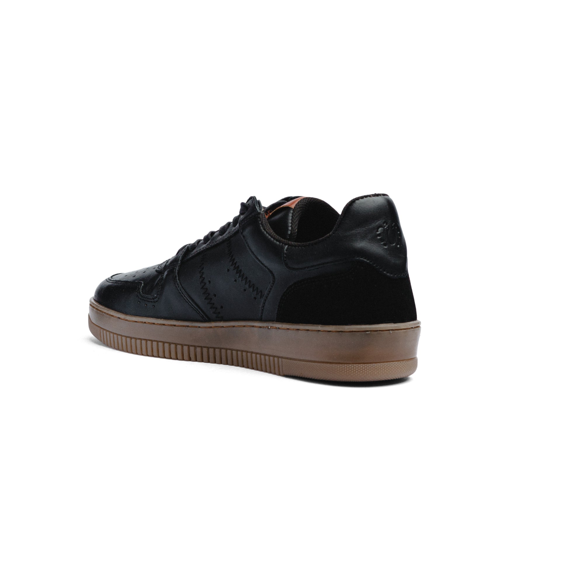 BLACK PEPPERS Lowtop Leather Sneaker CRUISE Black
