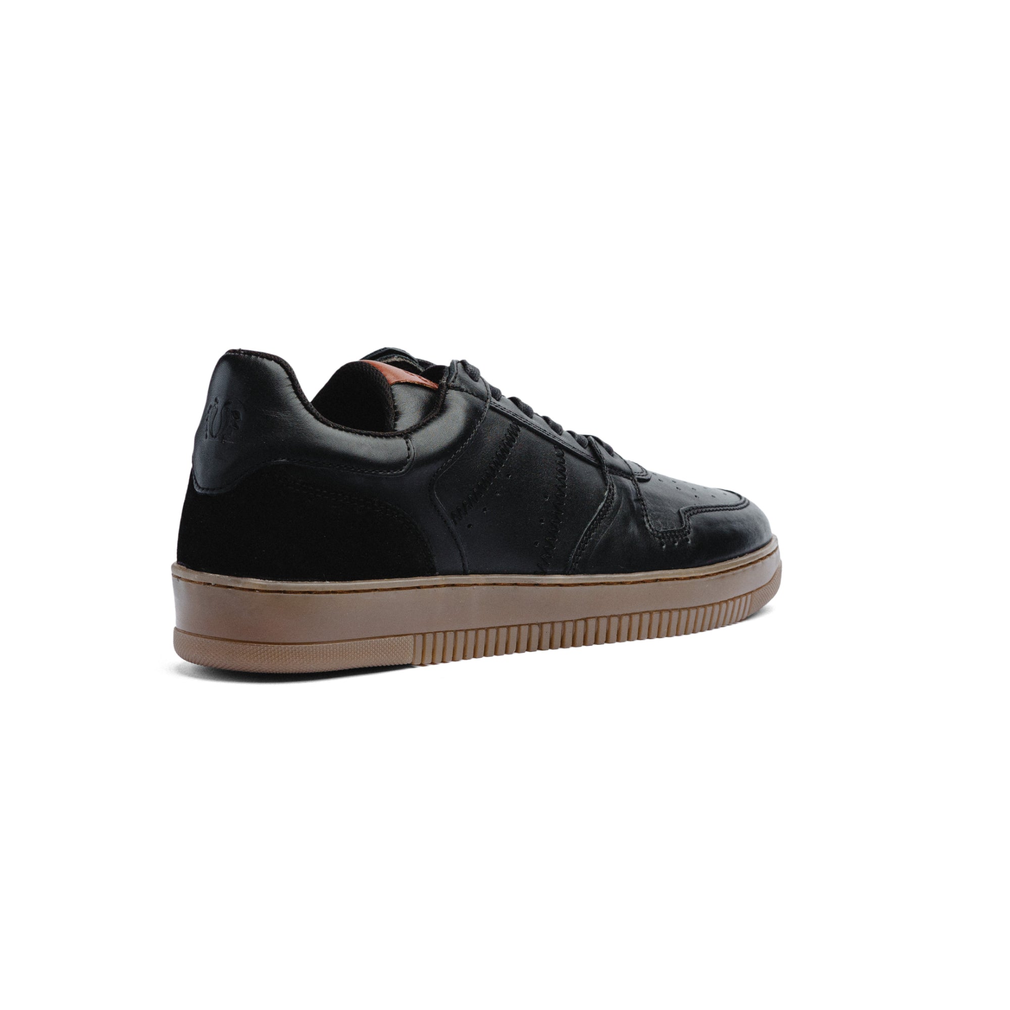 BLACK PEPPERS Lowtop Leather Sneaker CRUISE Black