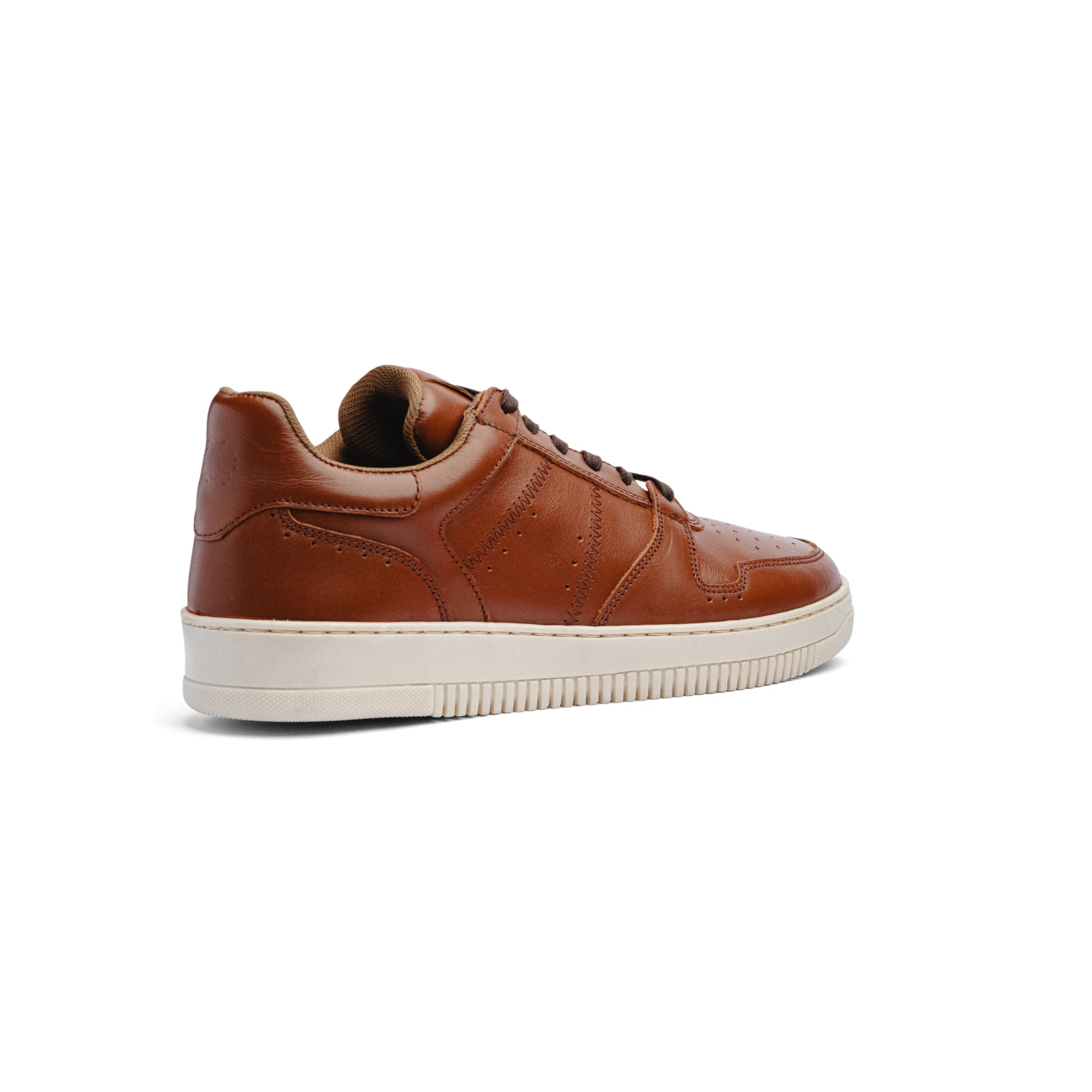 BLACK PEPPERS Lowtop Leather Sneaker CRUISE Camel