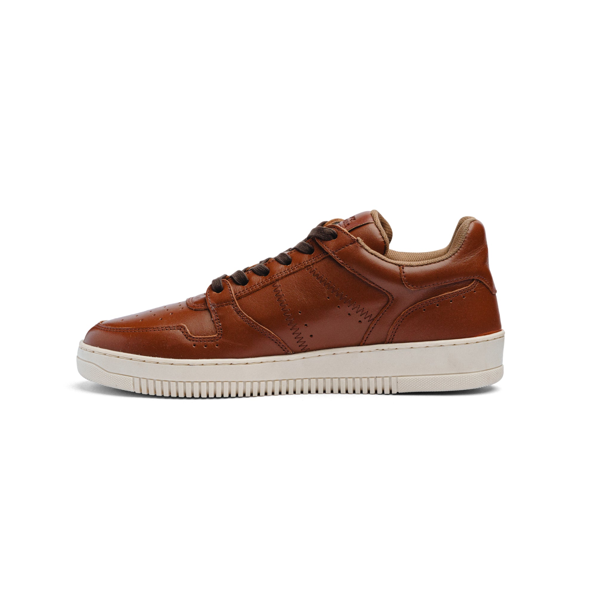BLACK PEPPERS Lowtop Leather Sneaker CRUISE Camel
