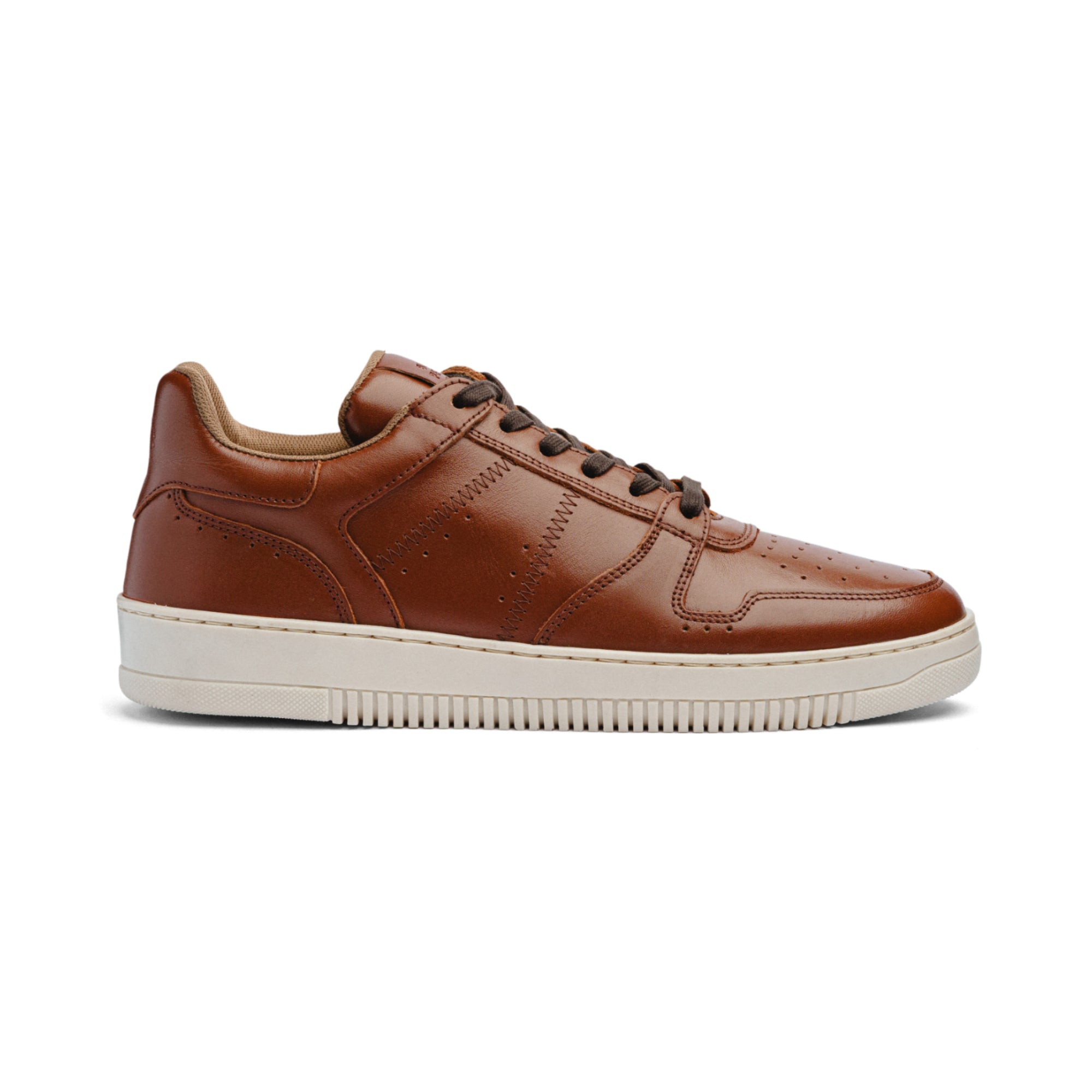 BLACK PEPPERS Lowtop Leather Sneaker CRUISE Camel