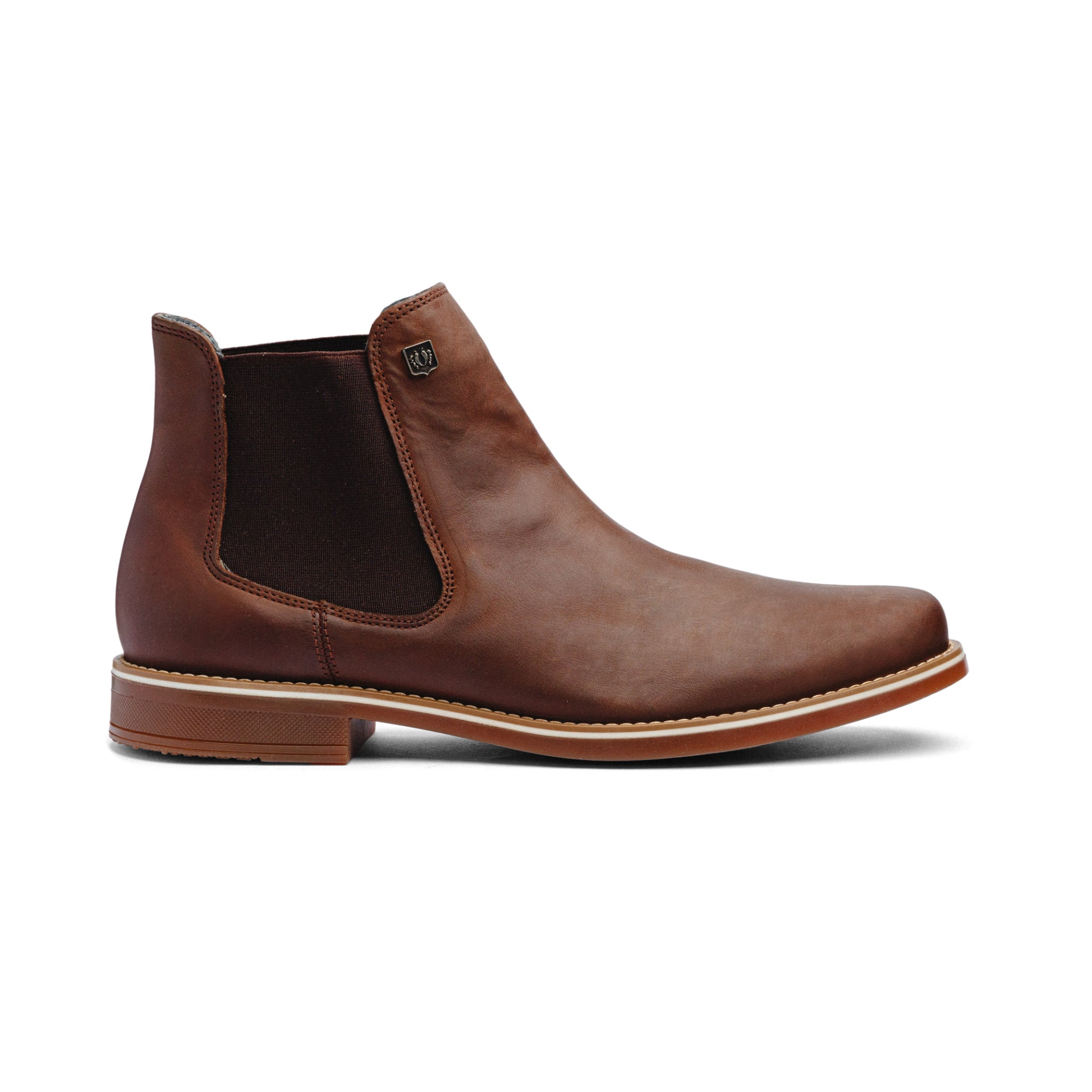 Botas Black Peppers Brown Leather Classic Chelsea