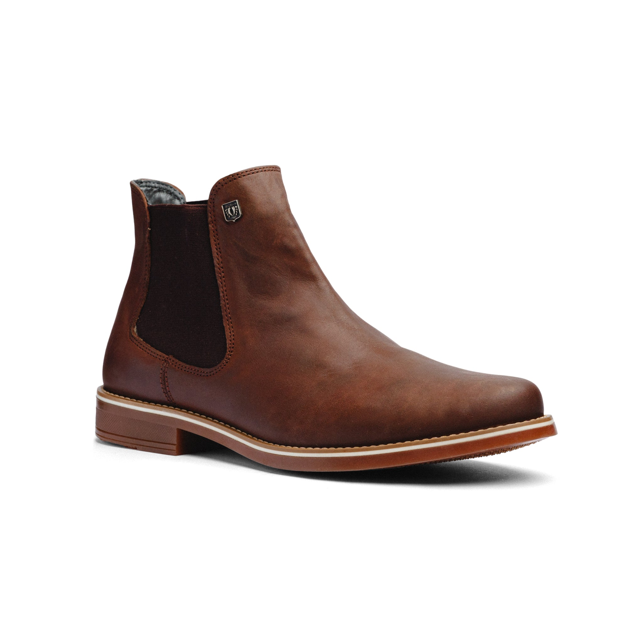 BLACK PEPPERS Brown Leather CLASSIC CHELSEA