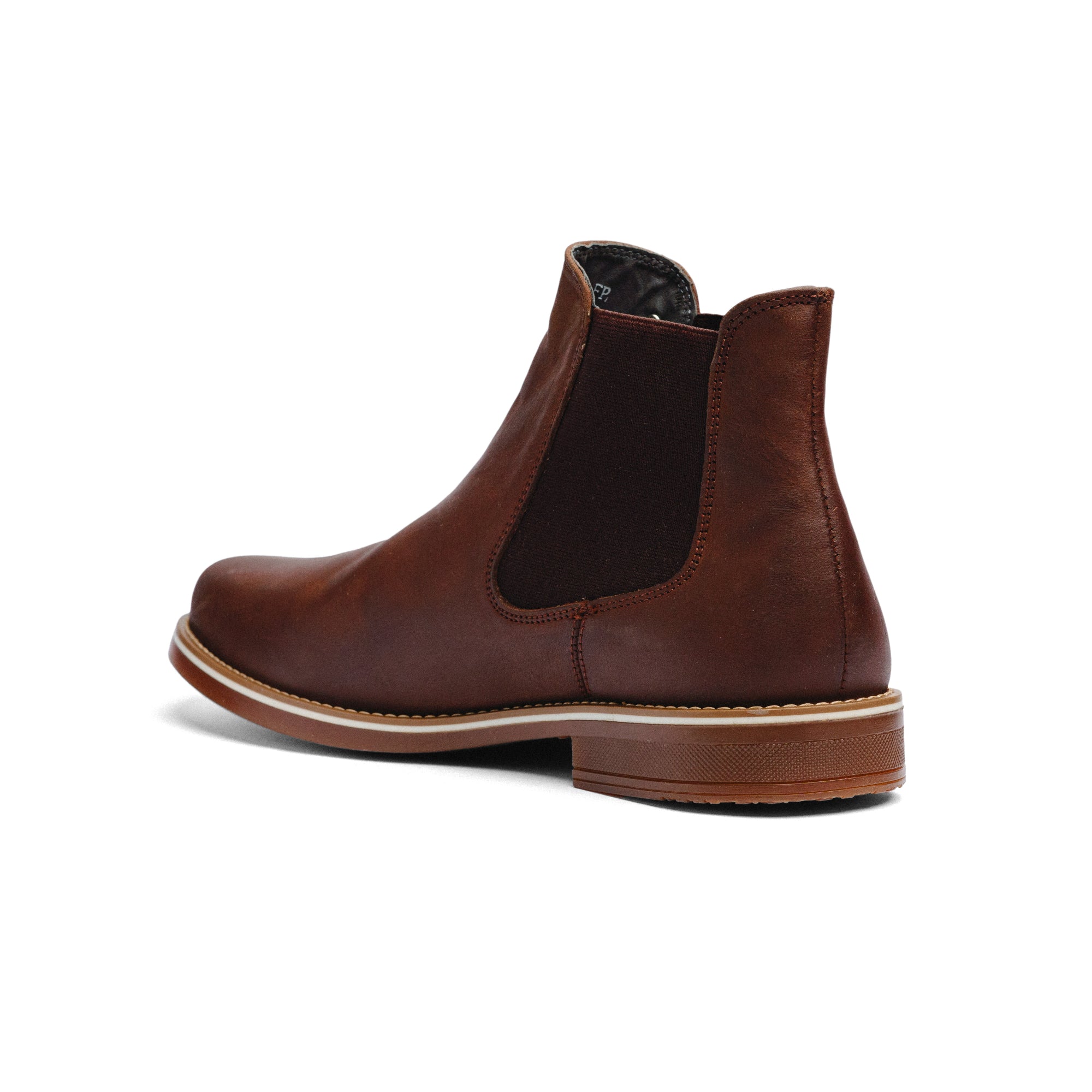 BLACK PEPPERS Brown Leather CLASSIC CHELSEA