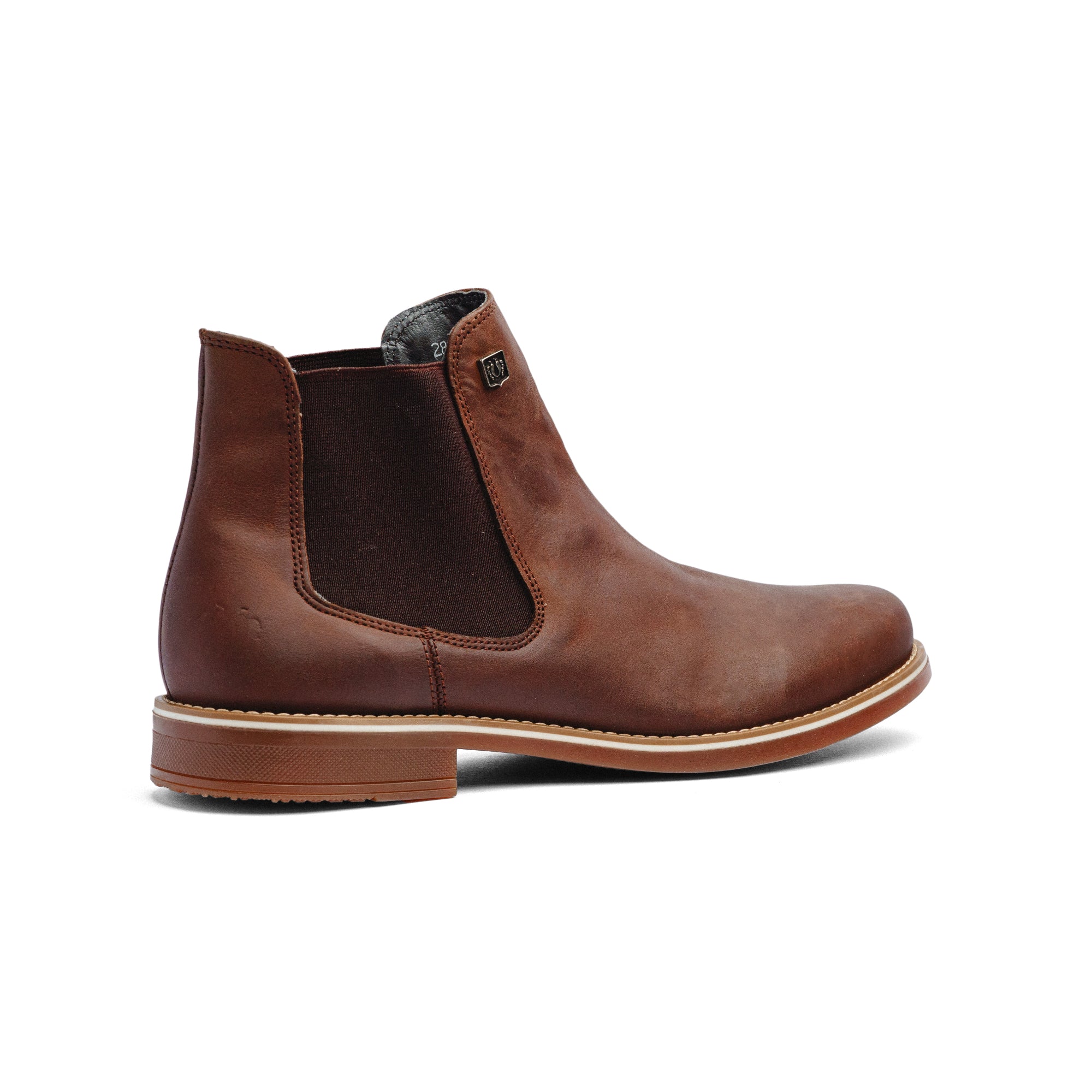 BLACK PEPPERS Brown Leather CLASSIC CHELSEA