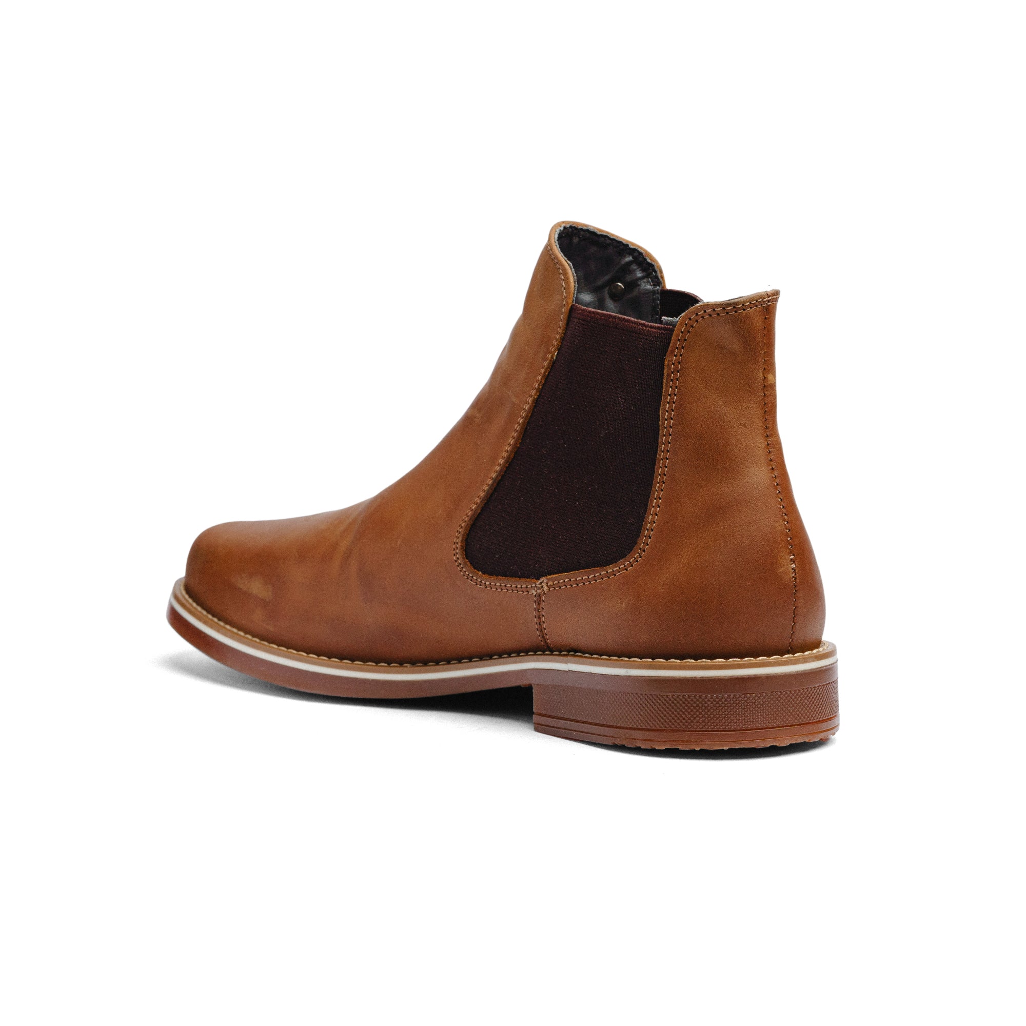 BLACK PEPPERS Camel Leather CLASSIC CHELSEA