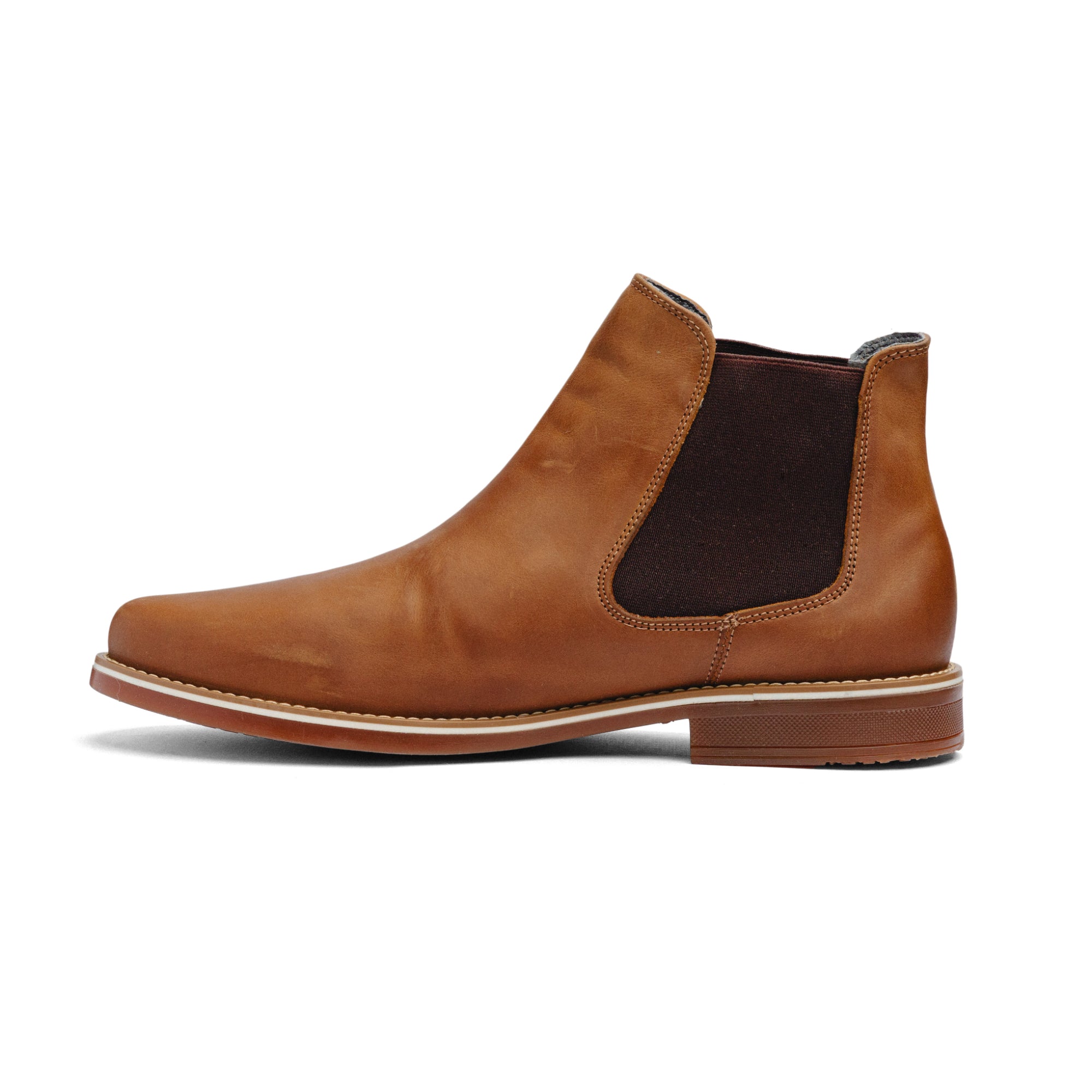 BLACK PEPPERS Camel Leather CLASSIC CHELSEA