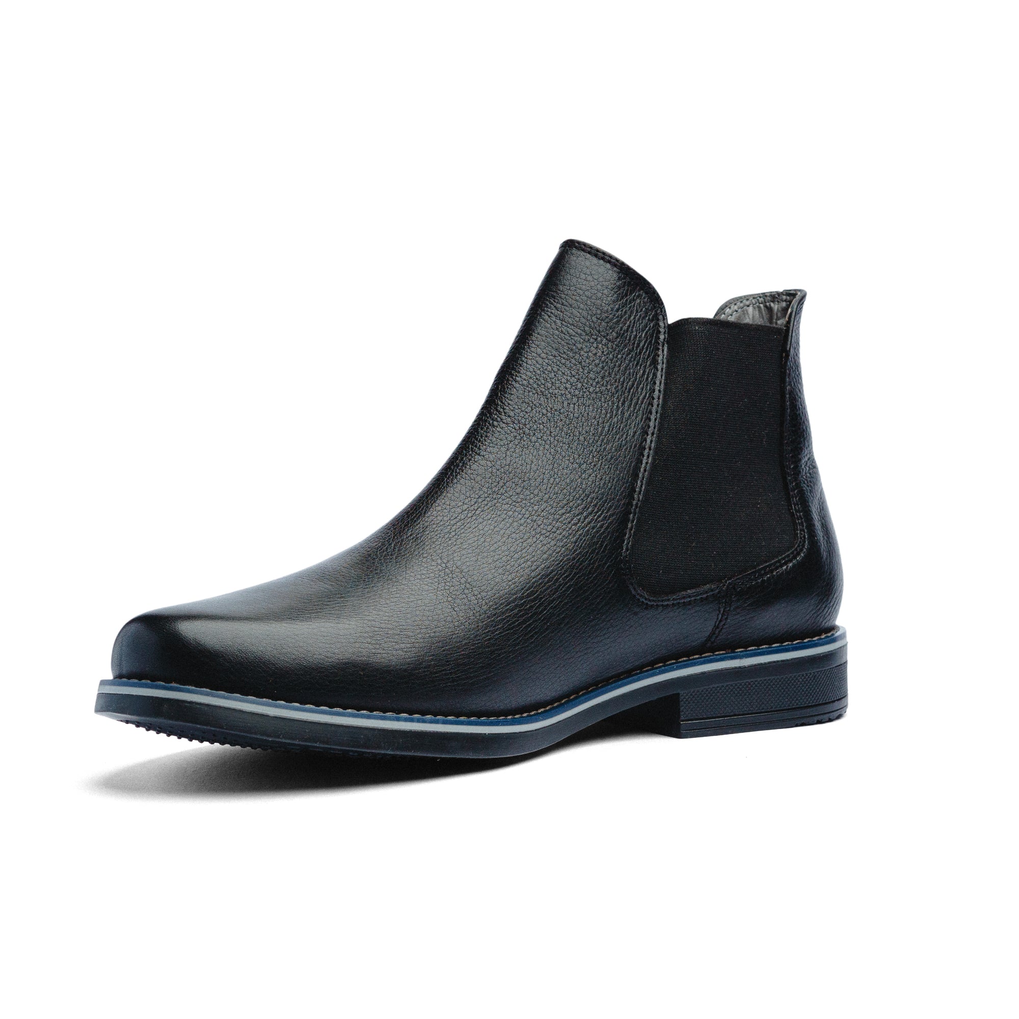 BLACK PEPPERS Black Leather CLASSIC CHELSEA