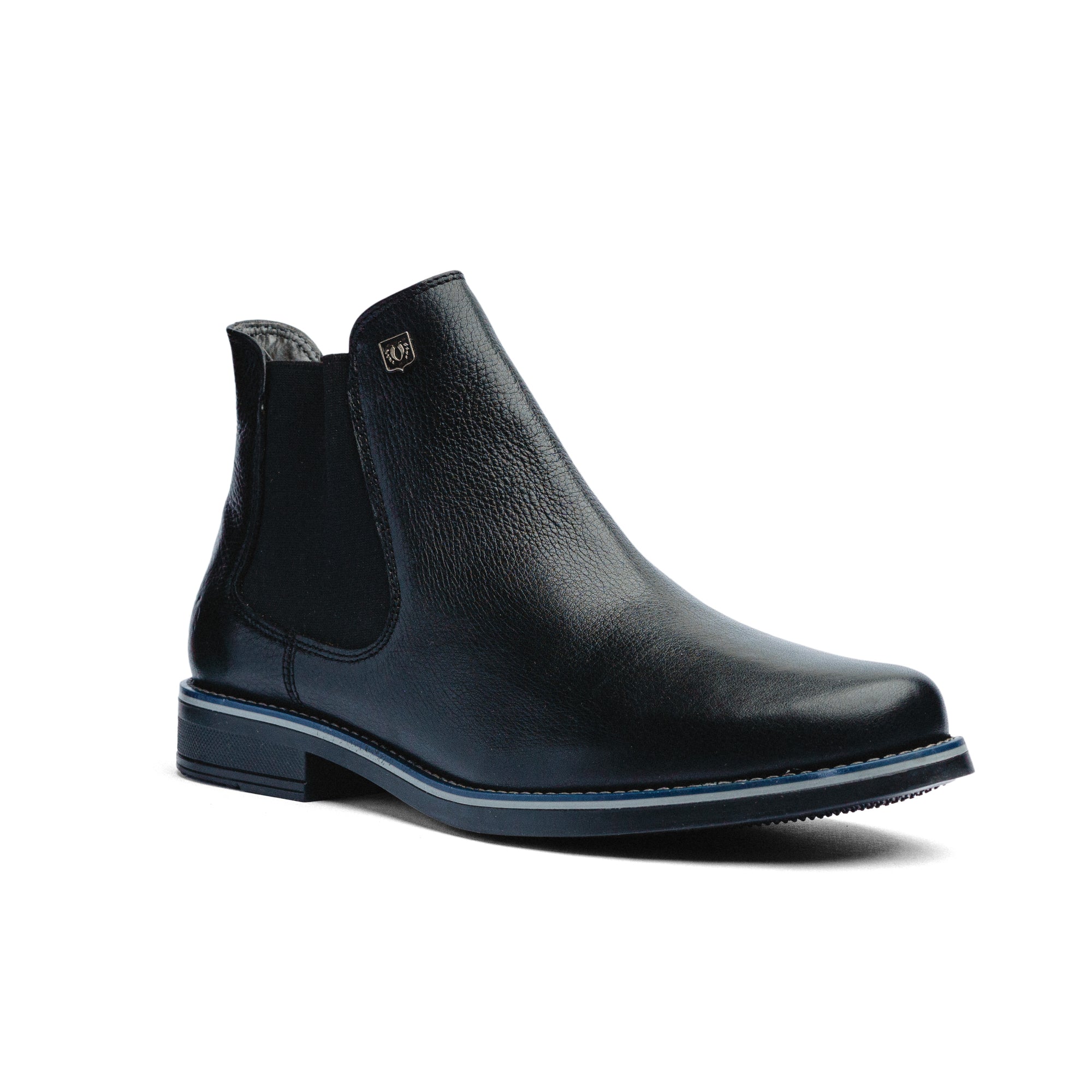 BLACK PEPPERS Black Leather CLASSIC CHELSEA