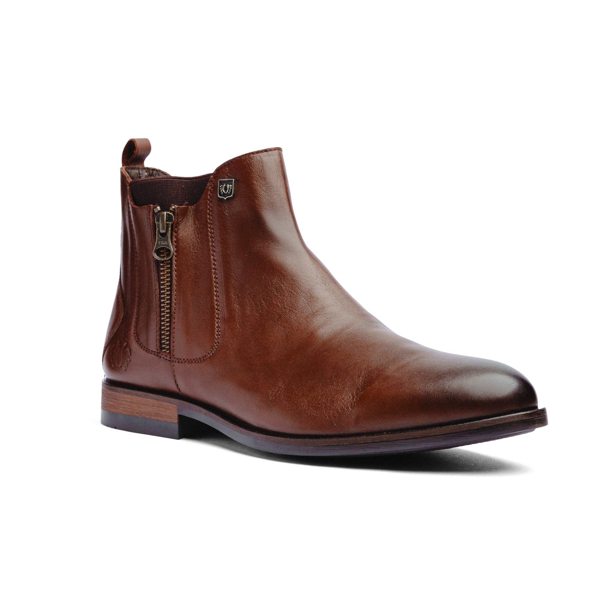 Brown Leather ROCKSTAR CHELSEA