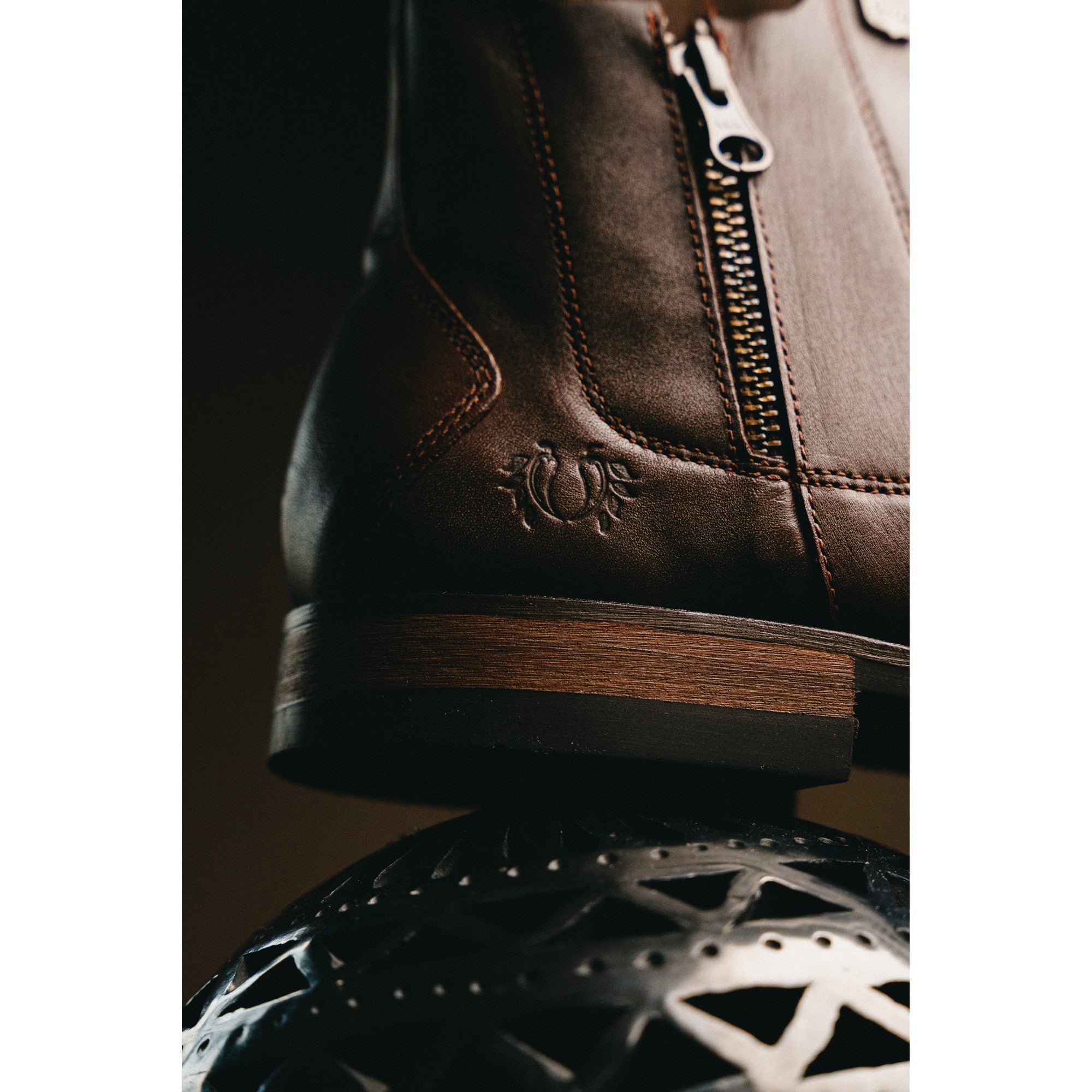 Brown Leather ROCKSTAR CHELSEA