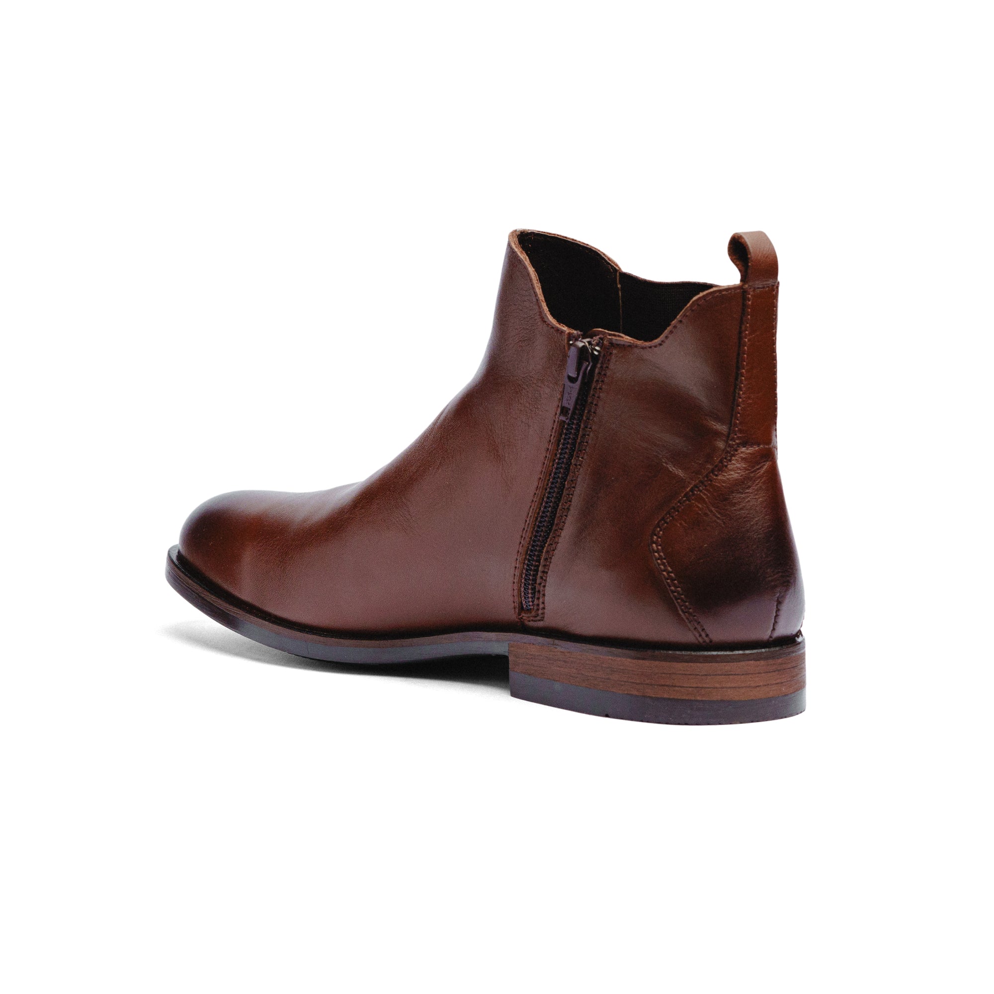 Brown Leather ROCKSTAR CHELSEA