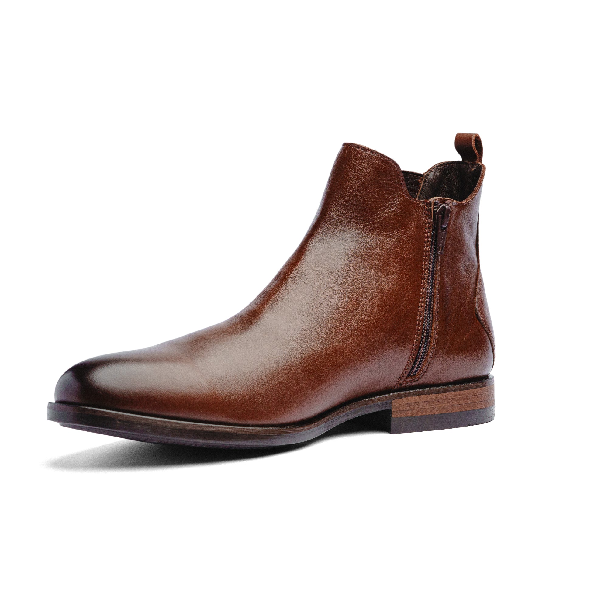 Brown Leather ROCKSTAR CHELSEA