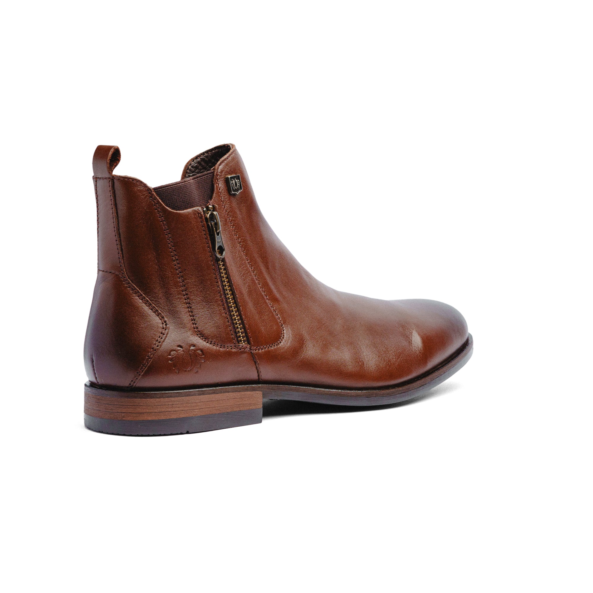 Brown Leather ROCKSTAR CHELSEA