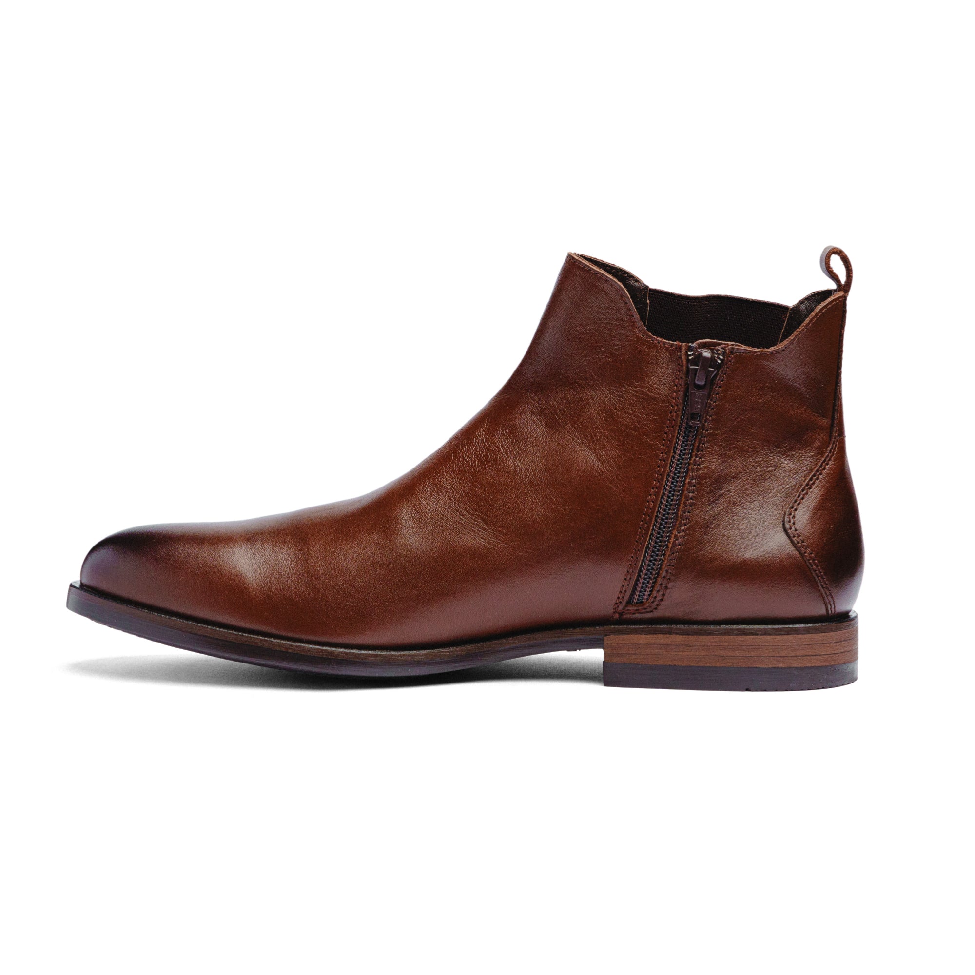 Brown Leather ROCKSTAR CHELSEA