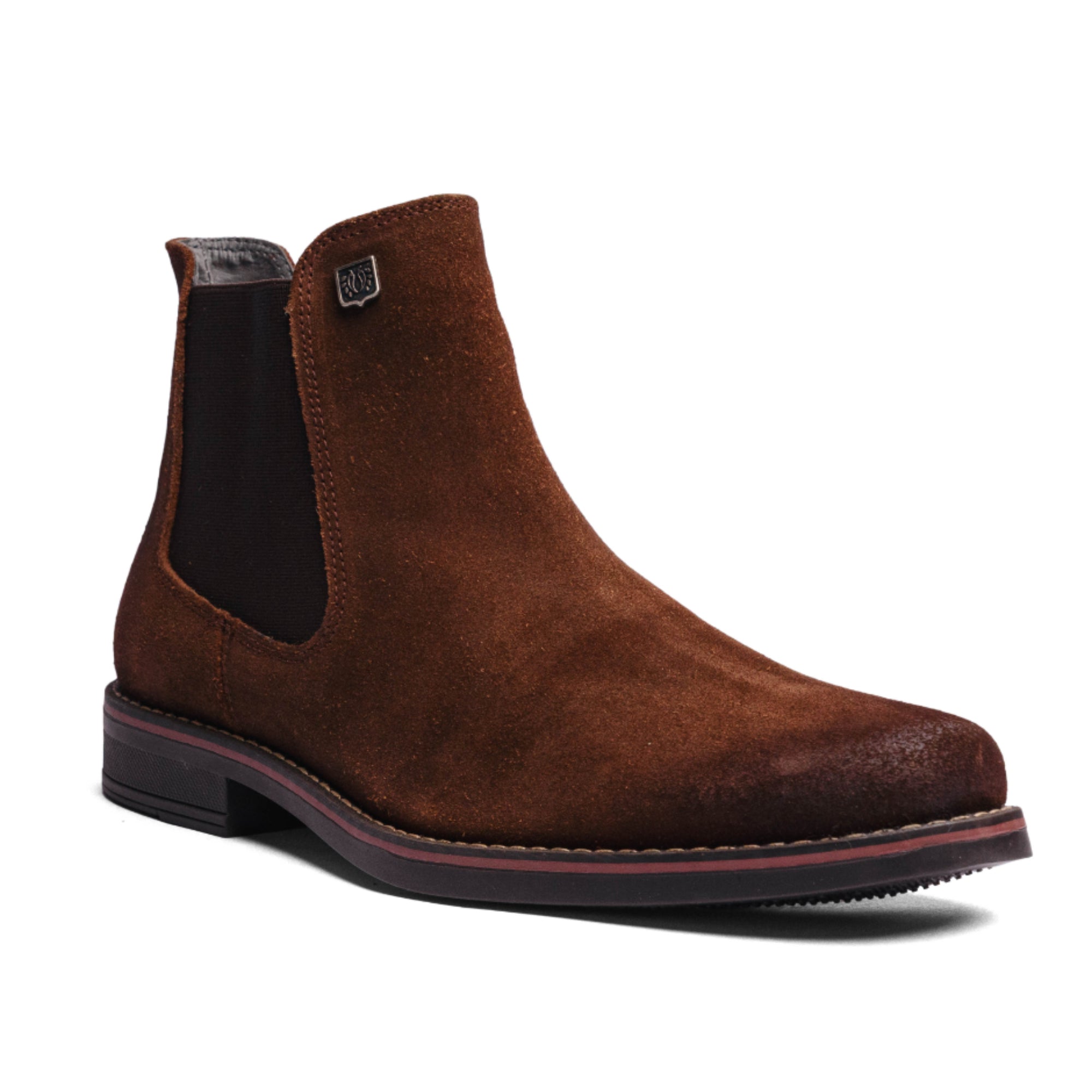 BLACK PEPPERS Camel Suede Leather CLASSIC CHELSEA