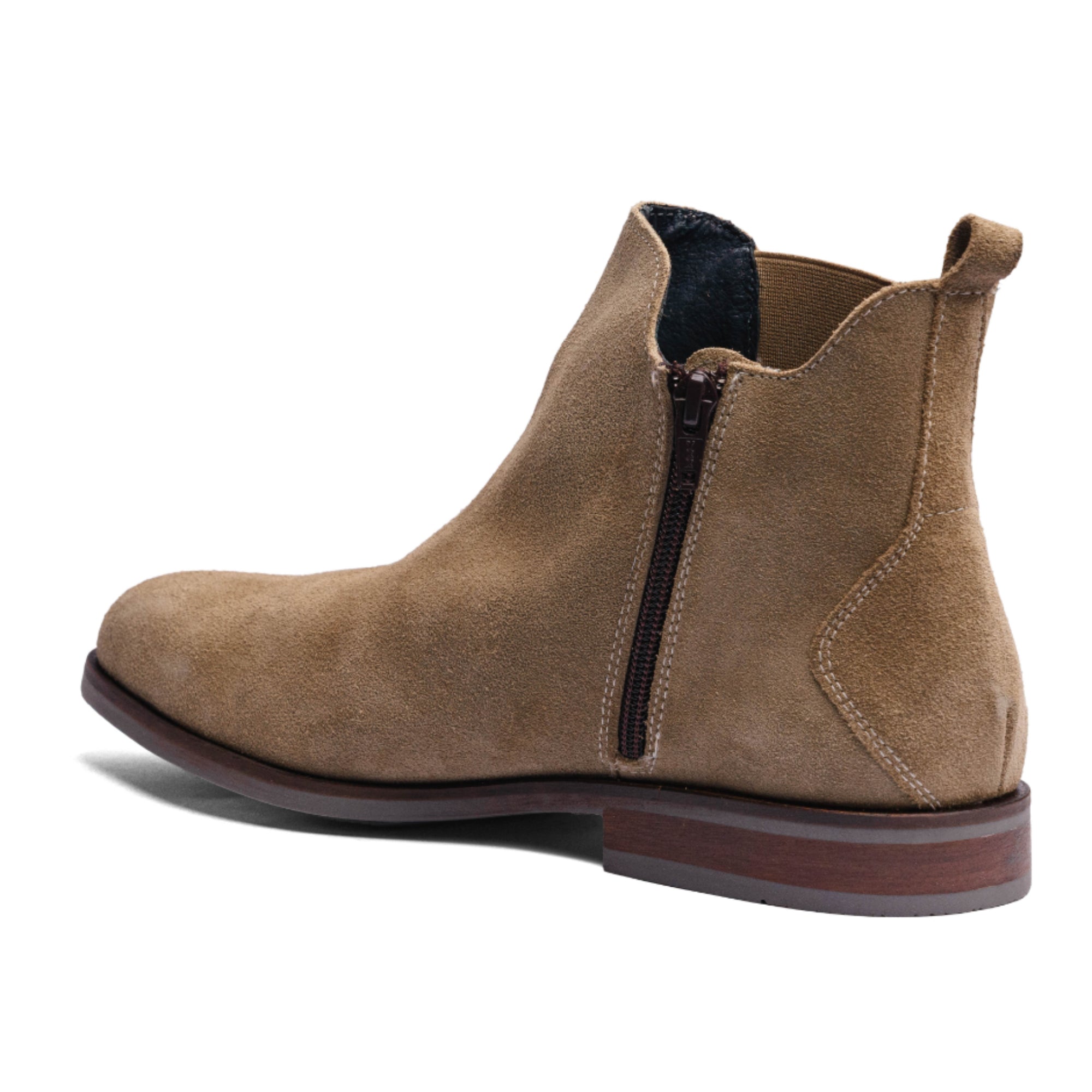 Cream Suede Leather ROCKSTAR CHELSEA