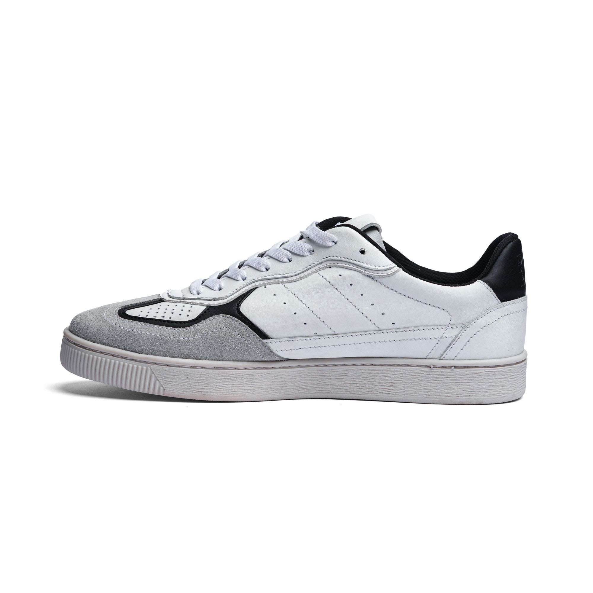 BLACK PEPPERS Lowtop Leather Sneaker PARMA White/Blue (Dama)