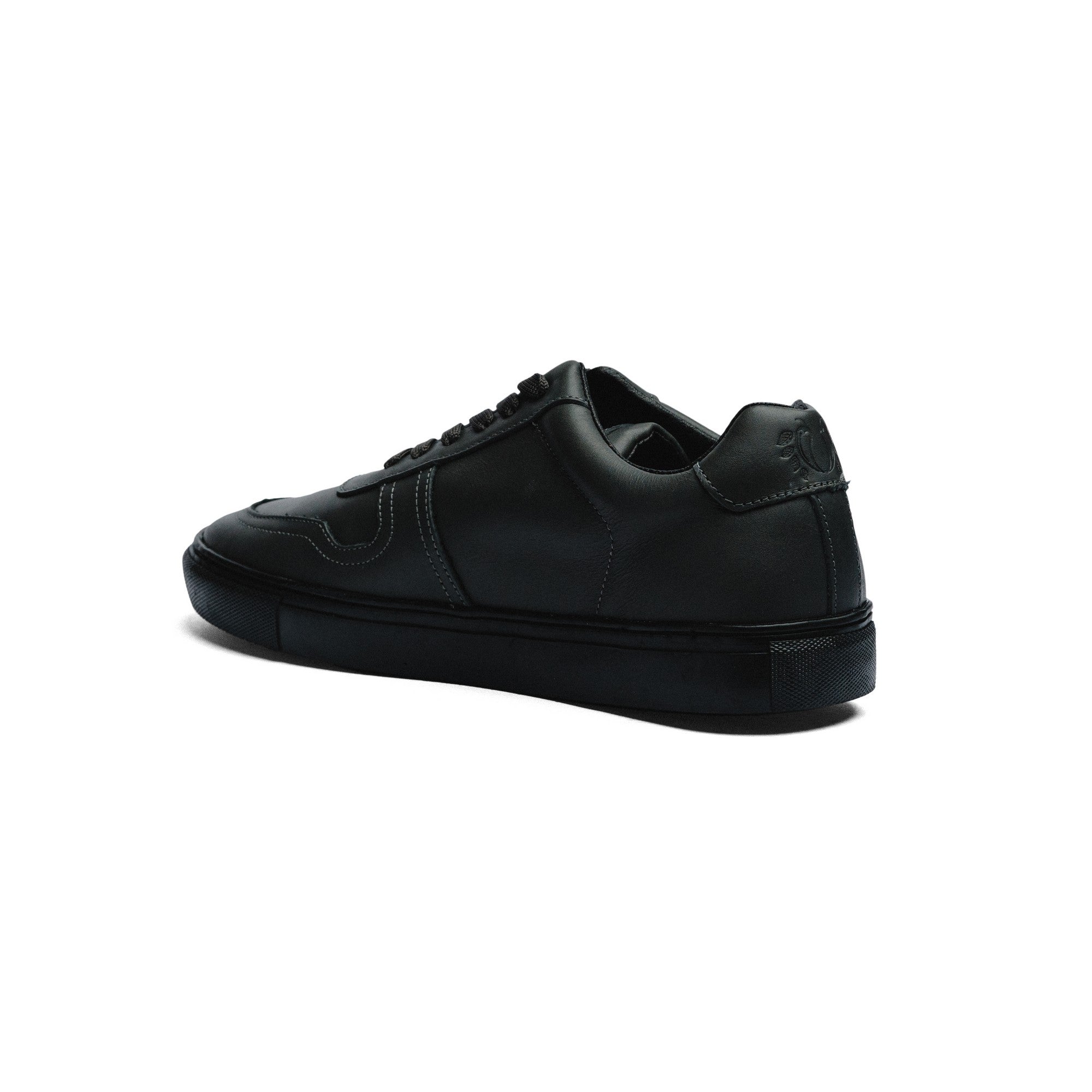 BLACK PEPPERS Lowtop Leather Sneaker TURIN Oxford Gris