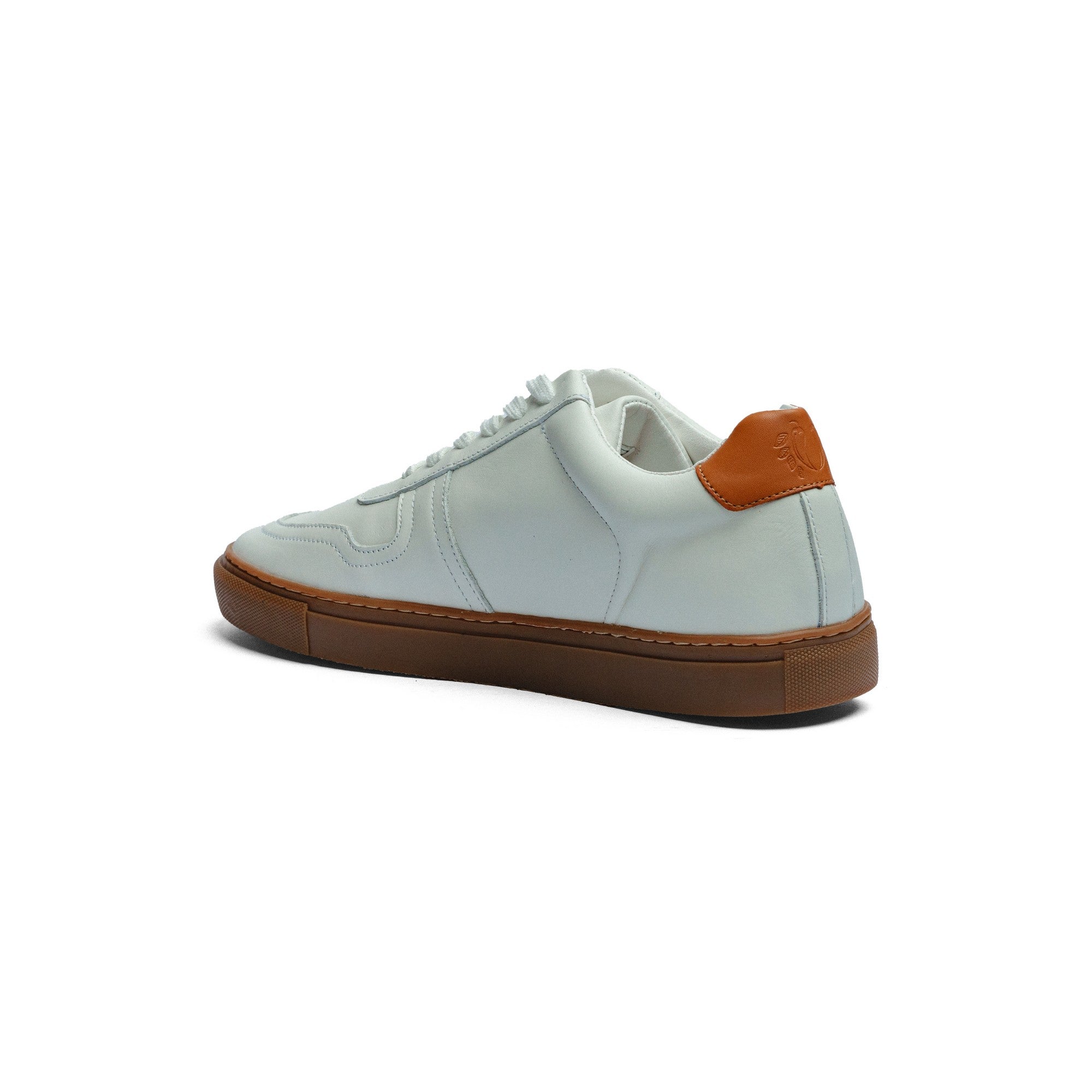 BLACK PEPPERS Lowtop Leather Sneaker TURIN White/ Rubber Sole