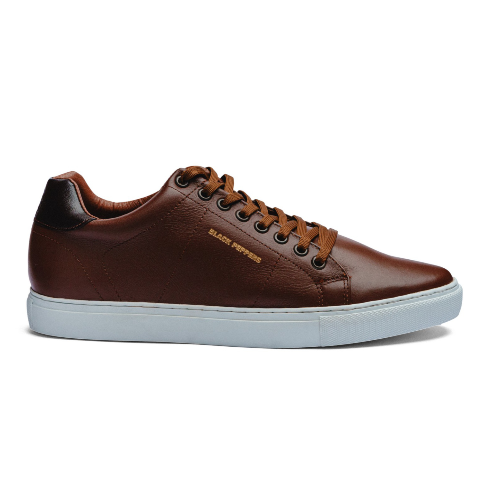 BLACK PEPPERS Lowtop Leather Sneaker CORE Camel
