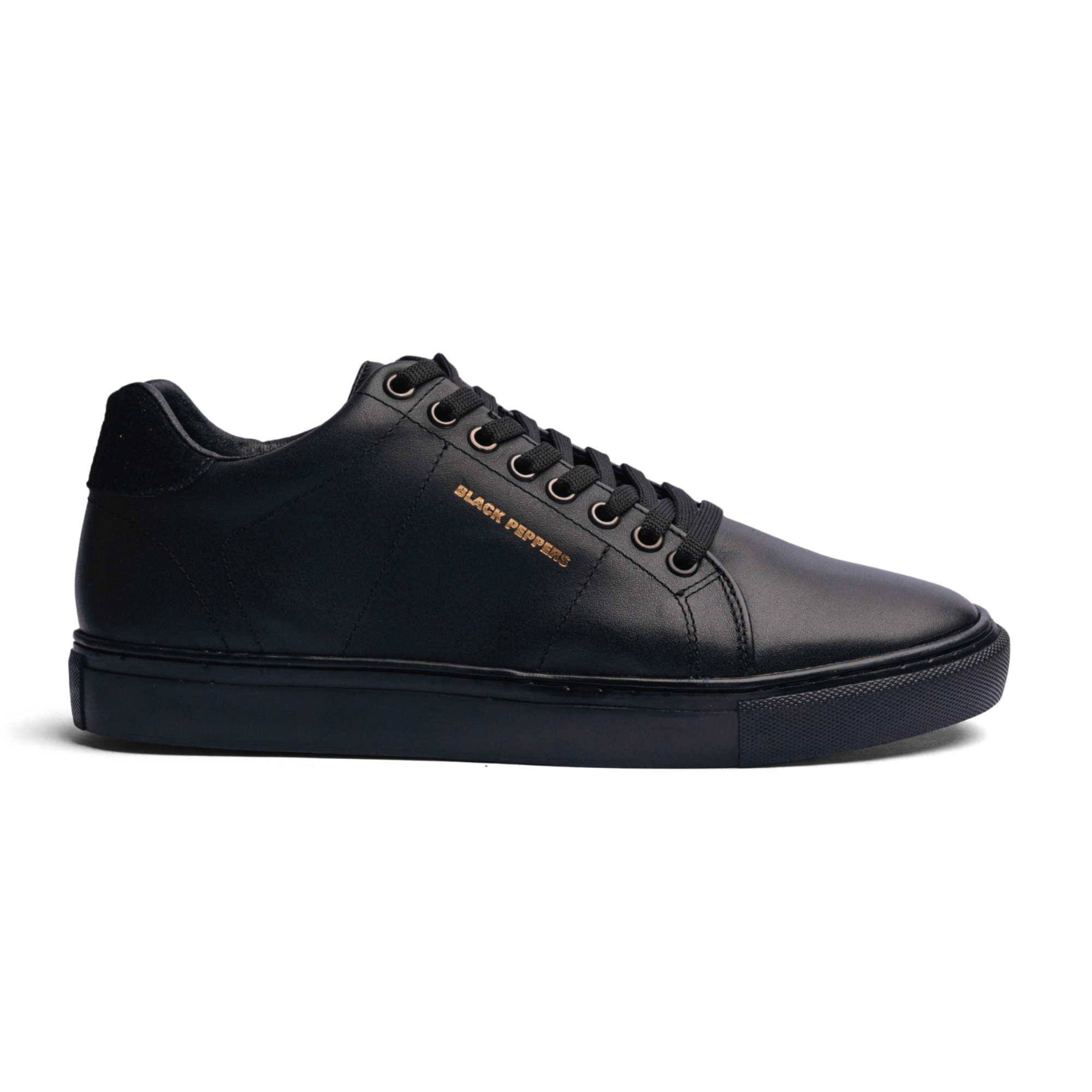Lowtop Leather Sneaker CORE Black