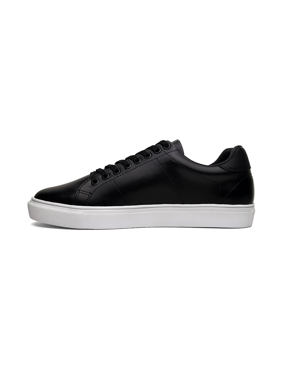 Lowtop Leather Sneaker CORE Black/White Sole