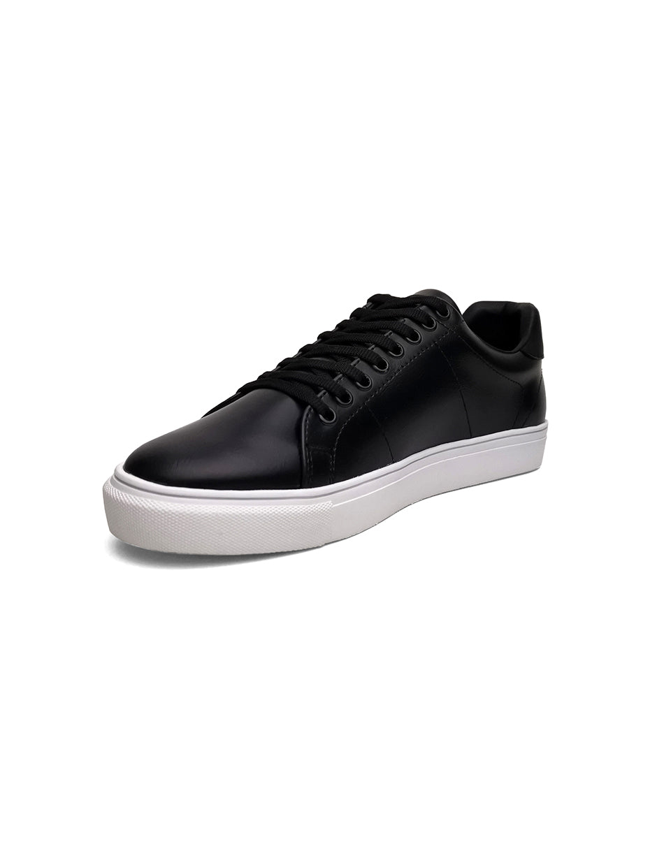 Lowtop Leather Sneaker CORE Black/White Sole