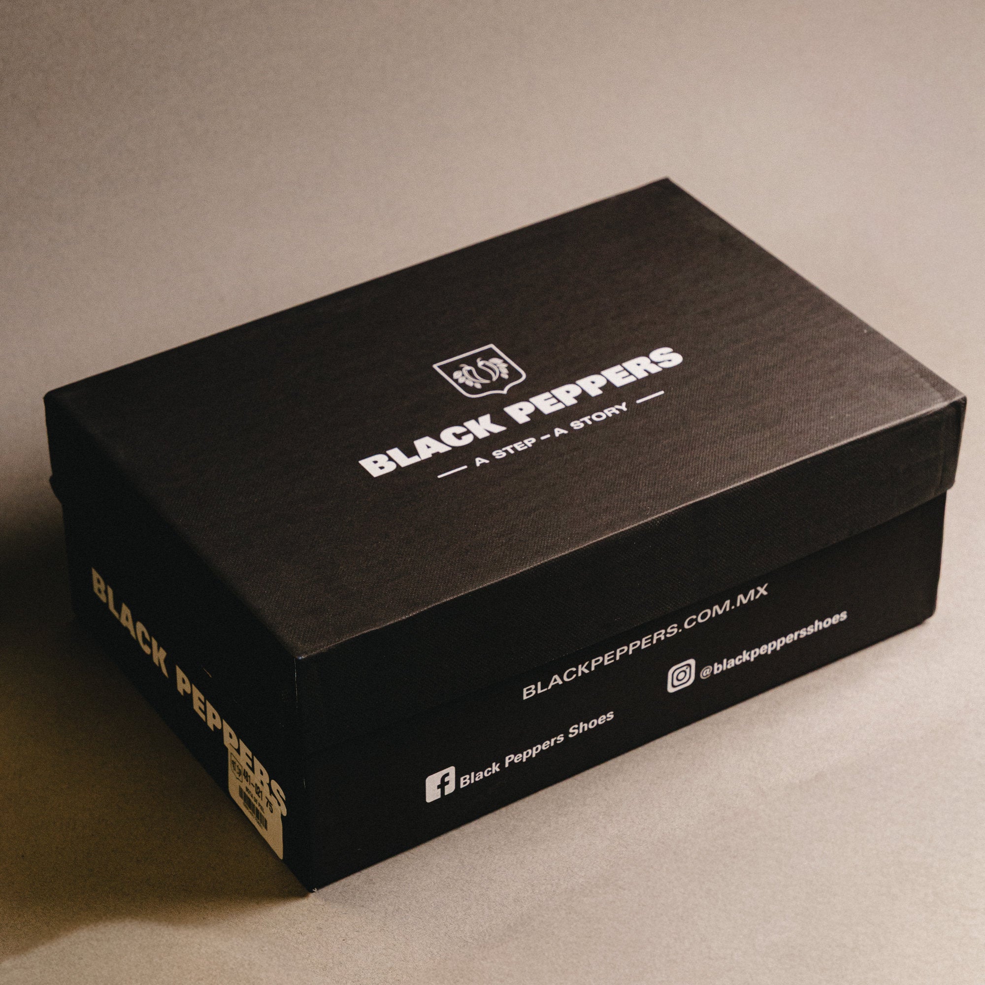 BLACK PEPPERS Trainer Leather Sneaker VERONA Black
